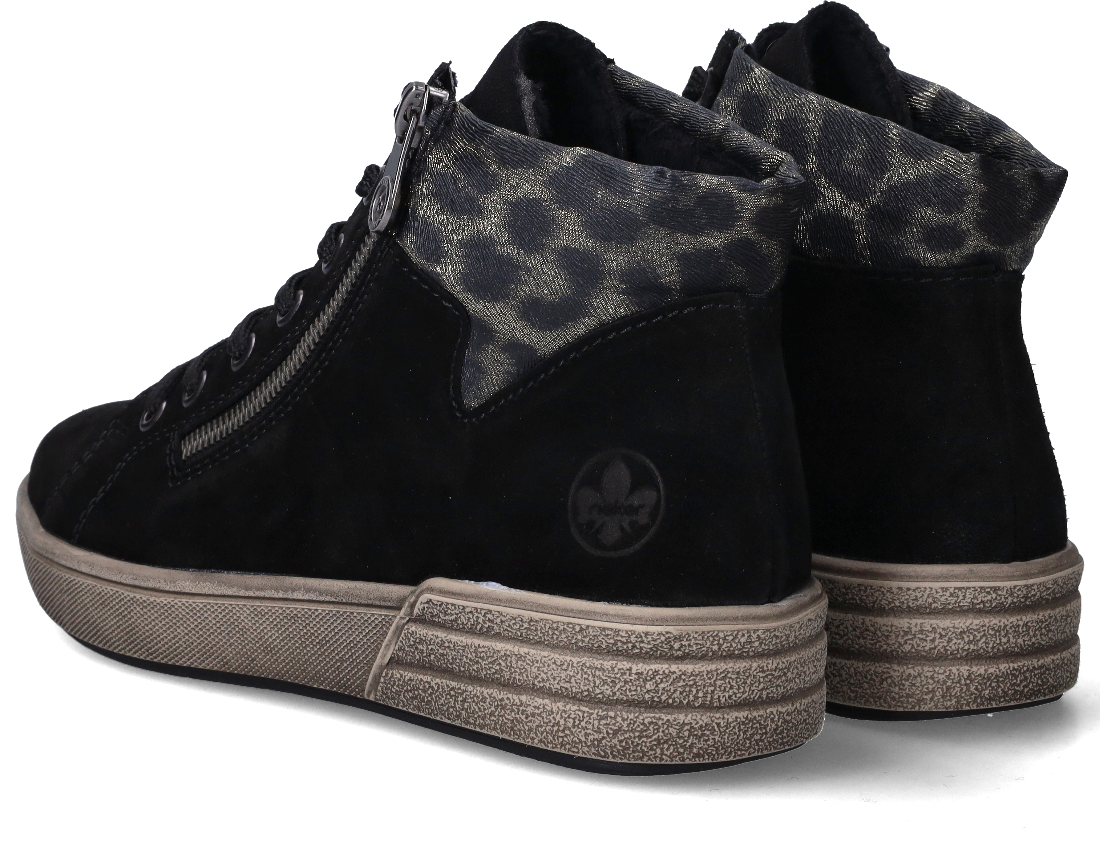 Rieker Veterschoenen Dames Zwart, veterschoen voor dames – foto 7