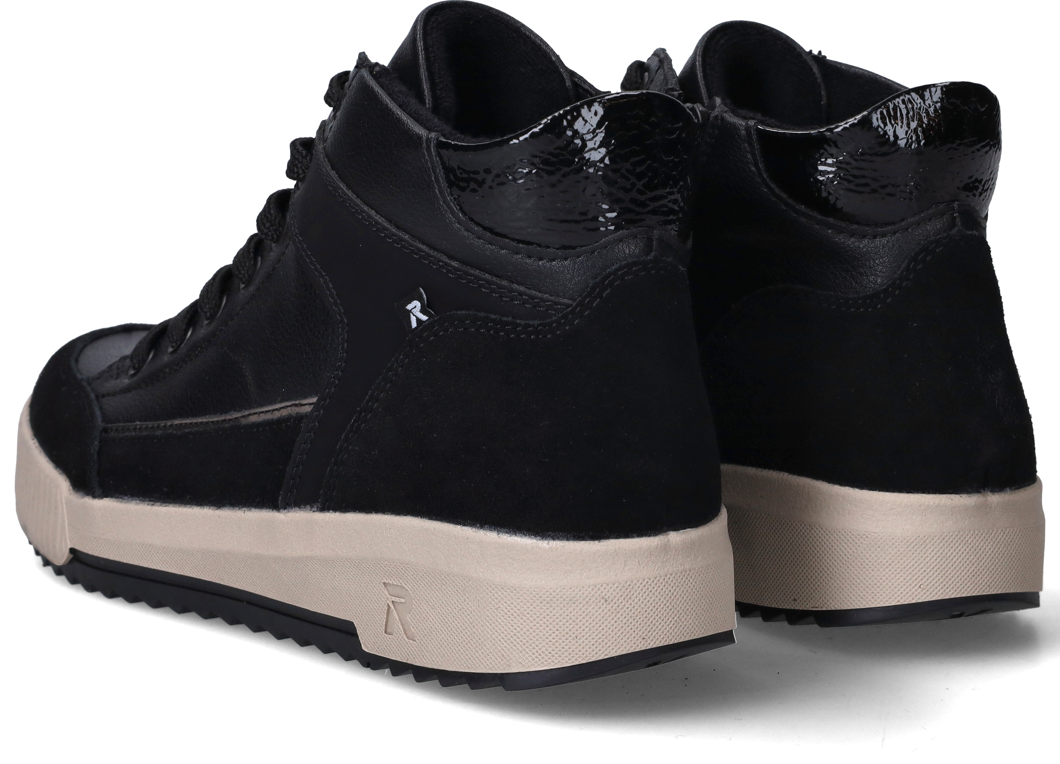 Rieker Sport Veterschoenen Dames Zwart, veterschoen voor dames – foto 3