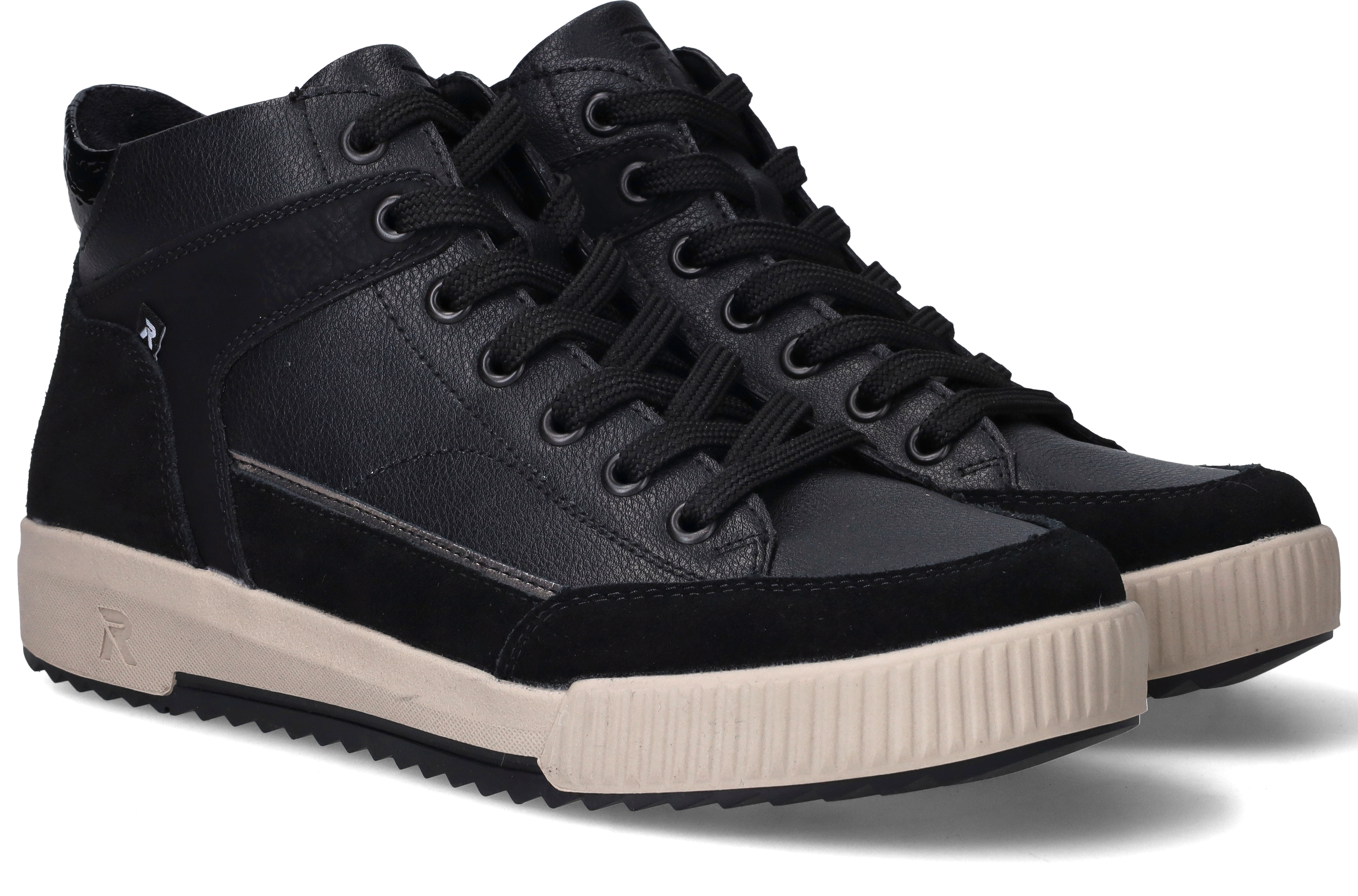 Rieker Sport Veterschoenen Dames Zwart, veterschoen voor dames – foto 2