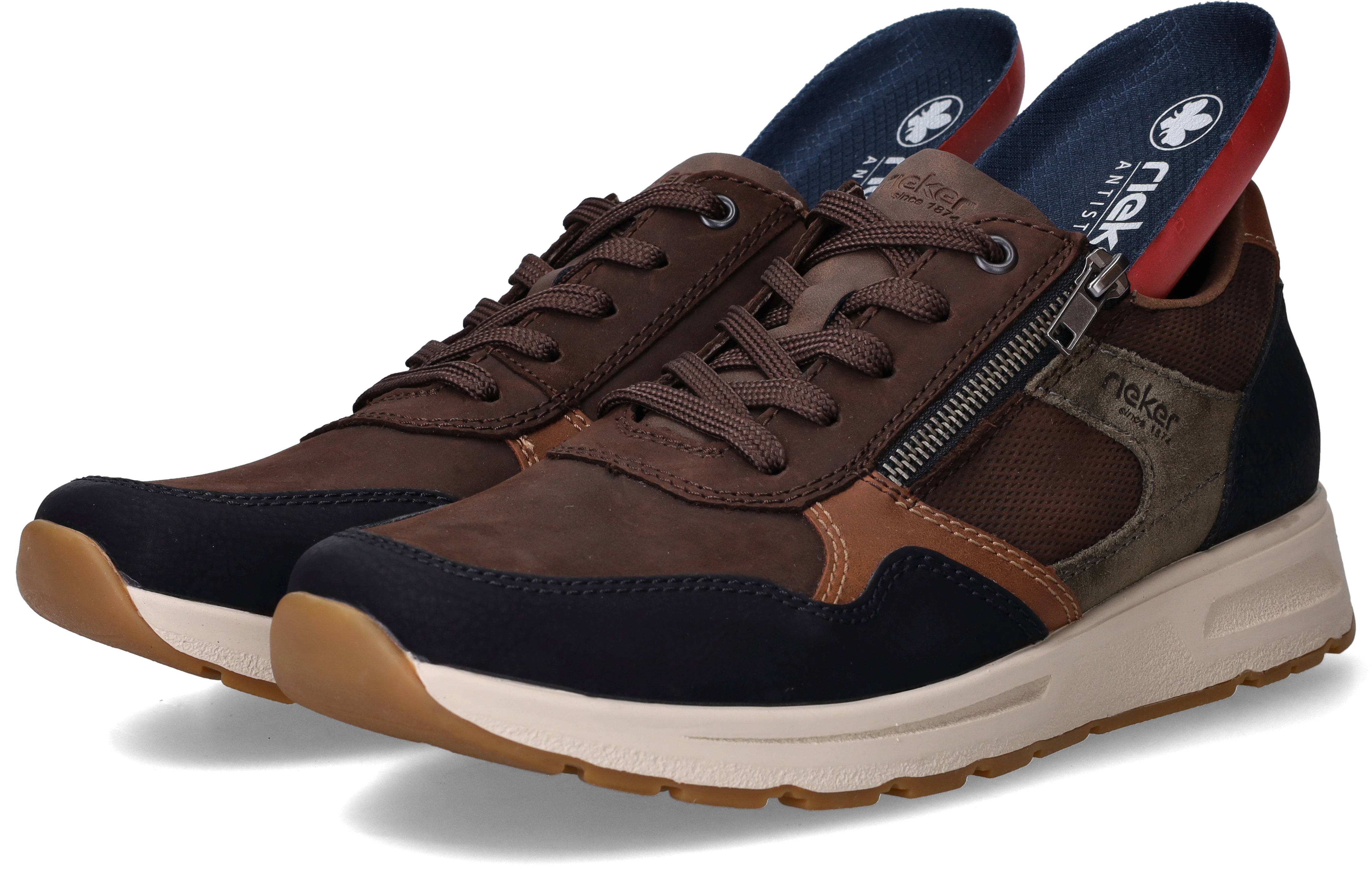 Rieker Sneakers Heren Bruin