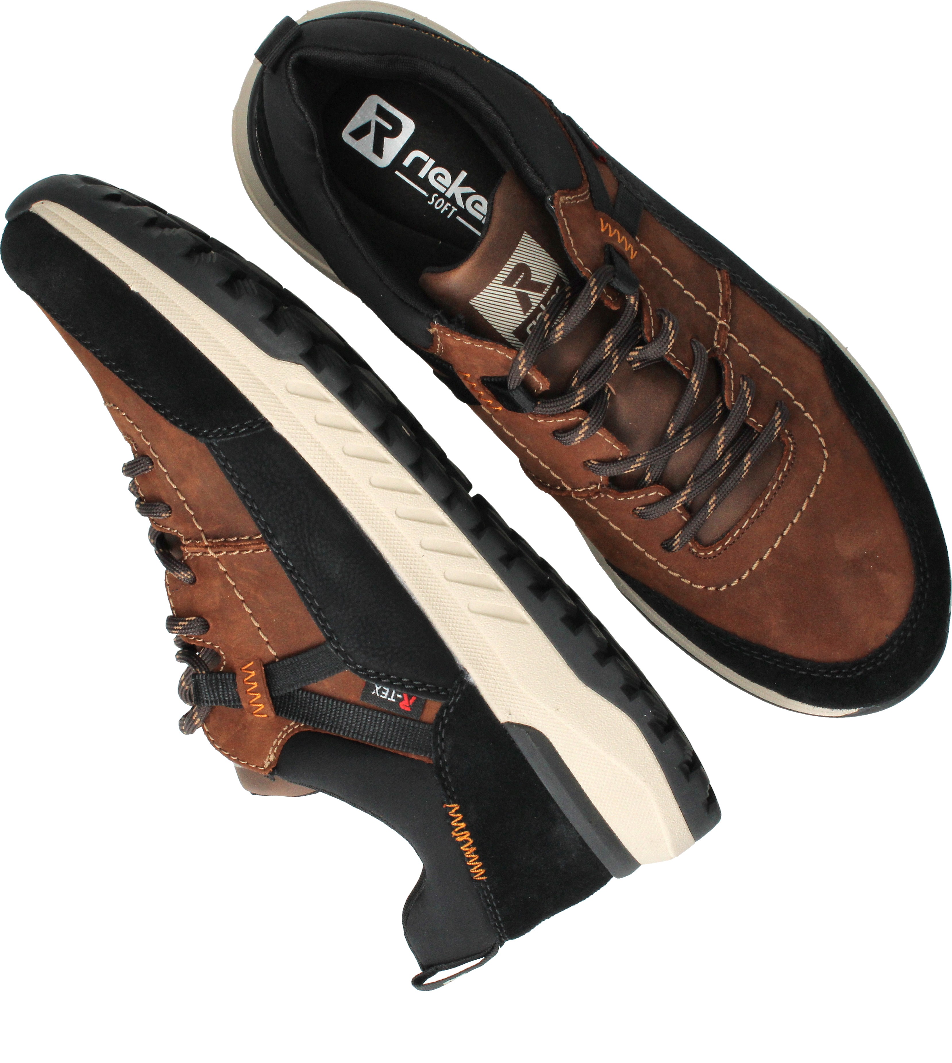 Rieker Sport Sneakers Heren Bruin, sneaker voor heren – foto 4