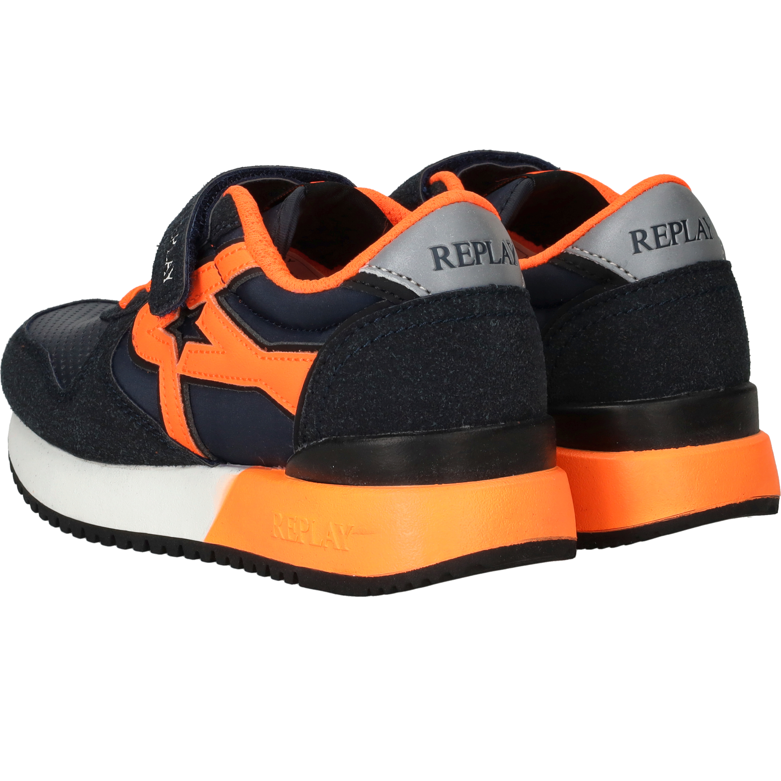 Replay Fiber JR 7 Sneakers  Blauw – foto 2