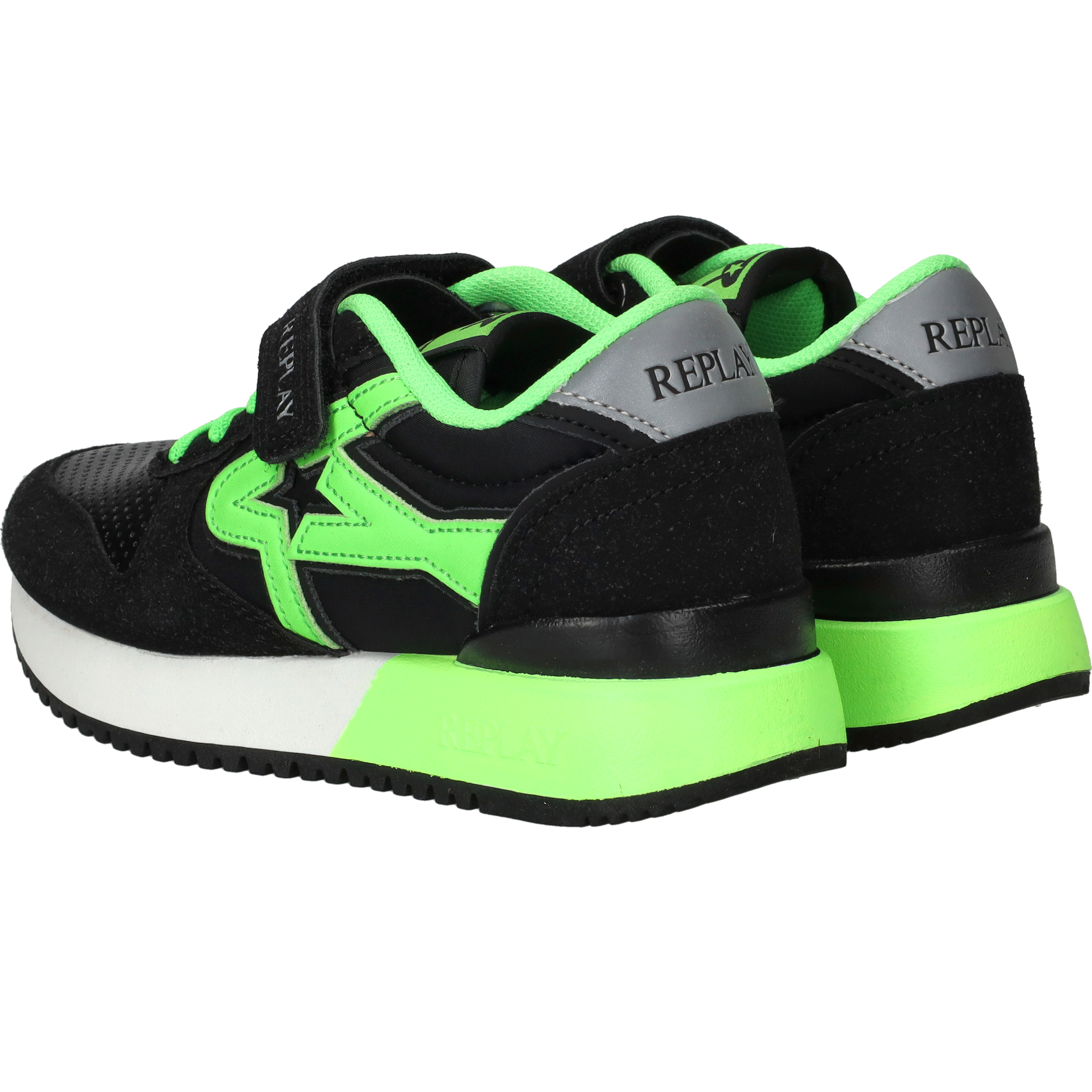 Replay Fiber JR 7 Sneakers  Zwart – foto 2
