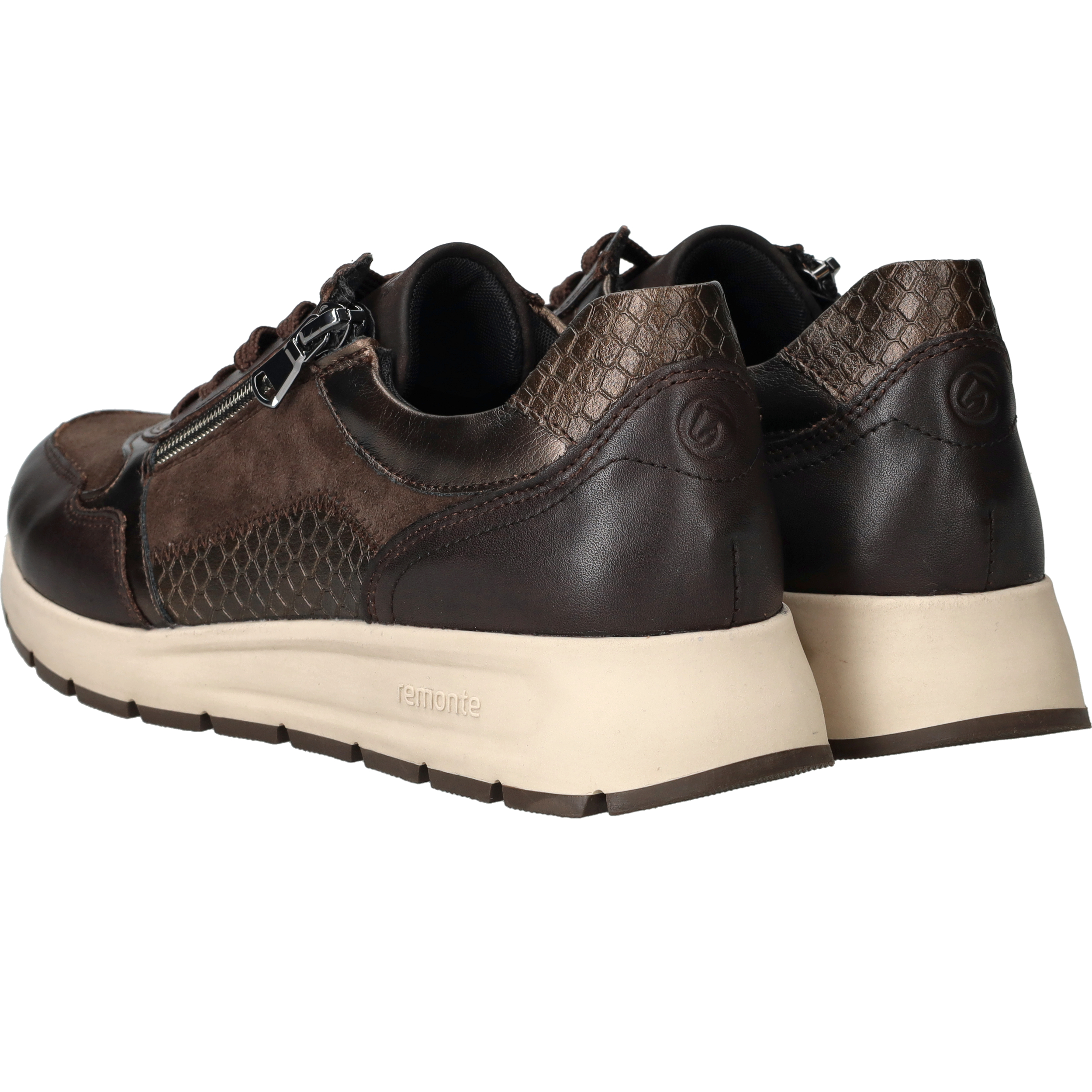 Remonte Sneakers Dames Bruin, sneaker voor dames – foto 7
