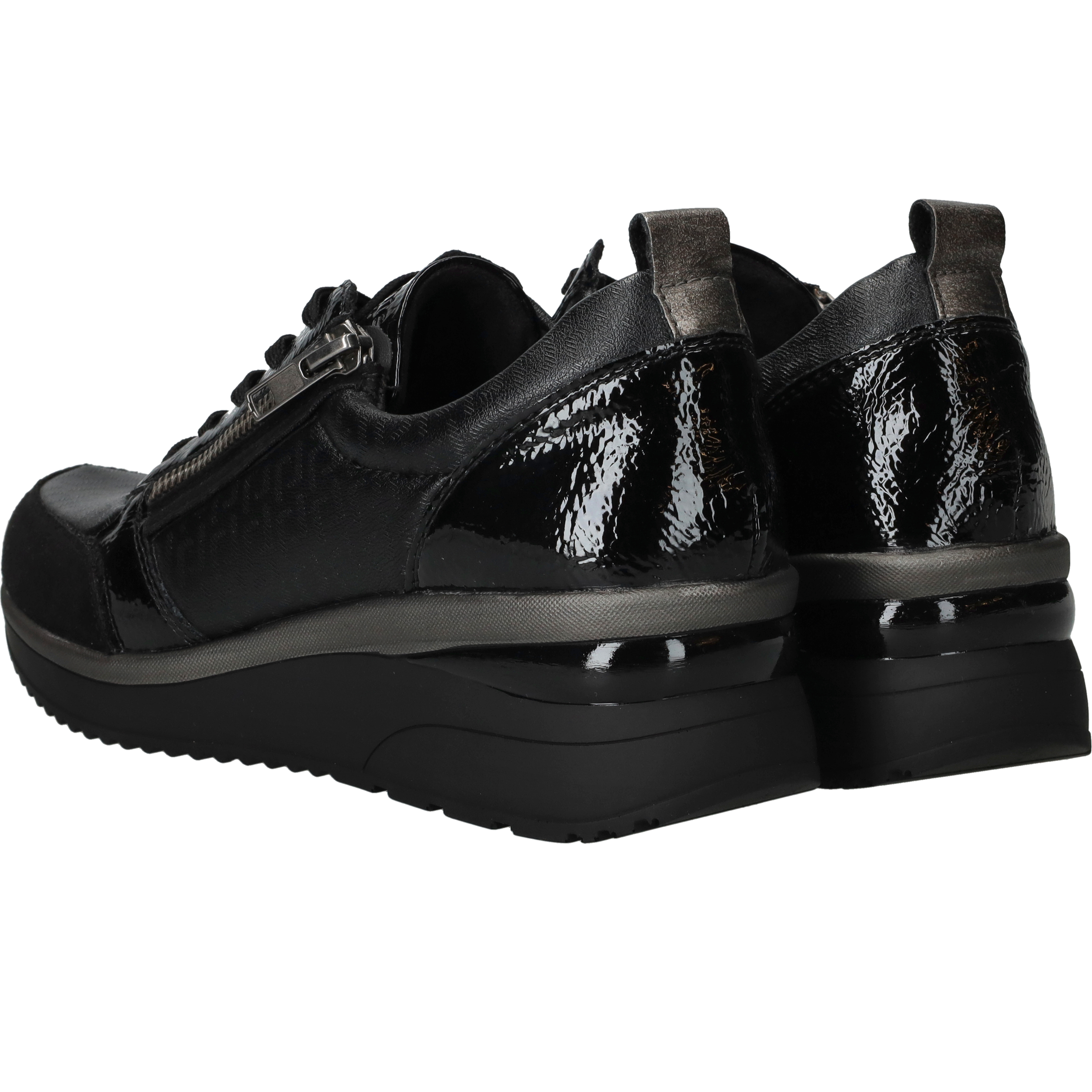 Remonte Sneakers Dames Zwart, sneaker voor dames – foto 7