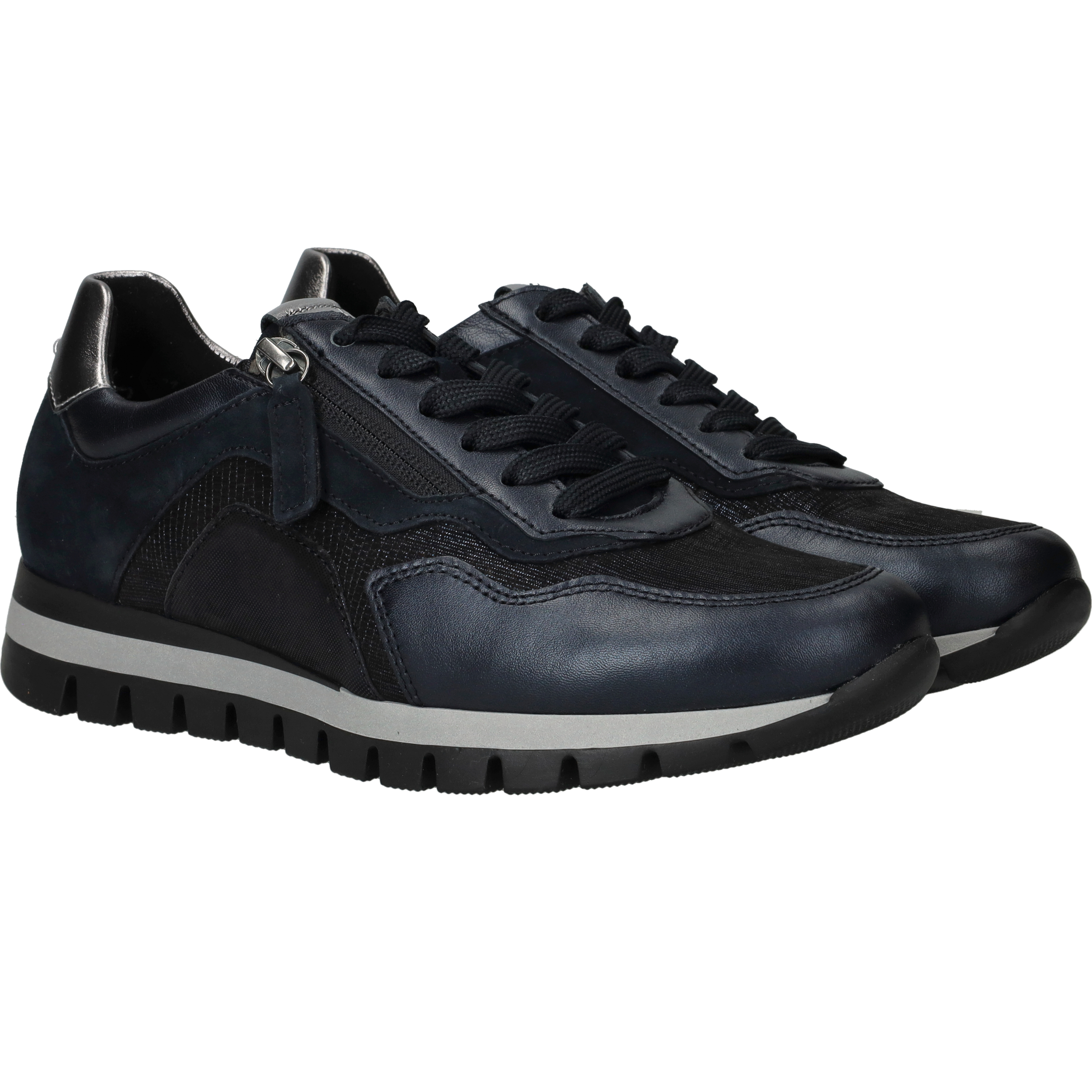 Gabor Sneakers Dames Blauw, sneaker voor dames – foto 6
