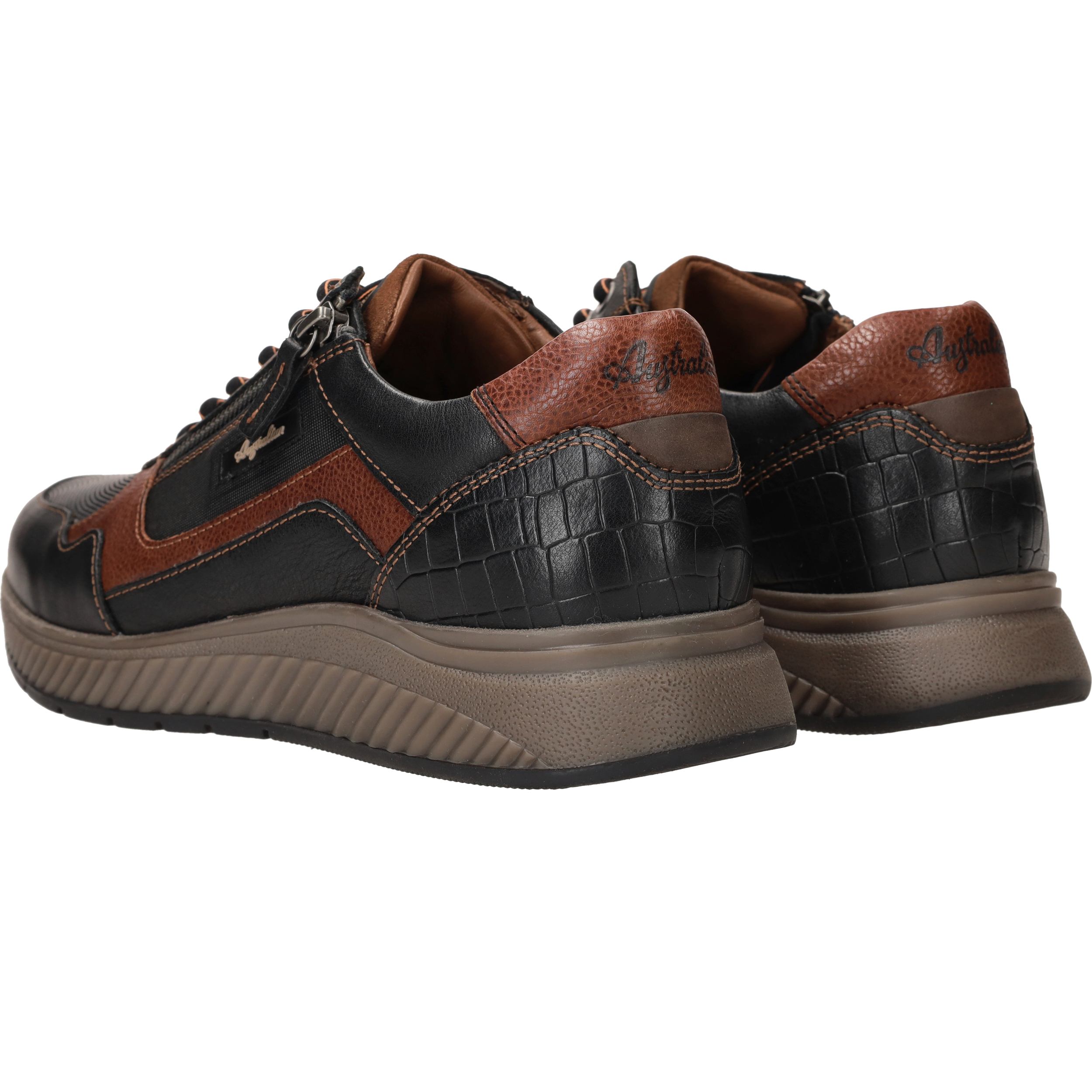 Australian Hatchback Sneakers Heren Zwart, sneaker voor heren – foto 3