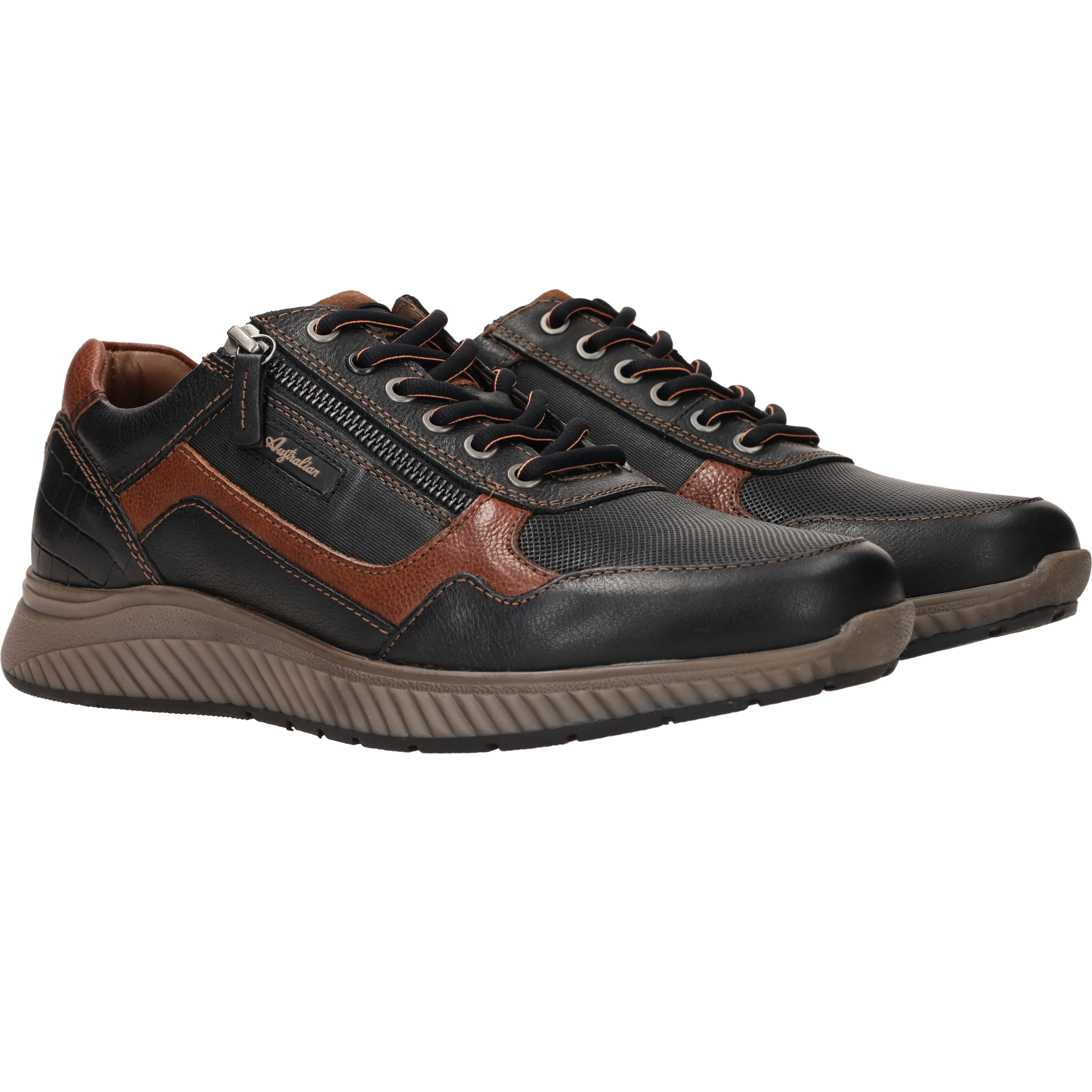 Australian Hatchback Sneakers Heren Zwart, sneaker voor heren – foto 2