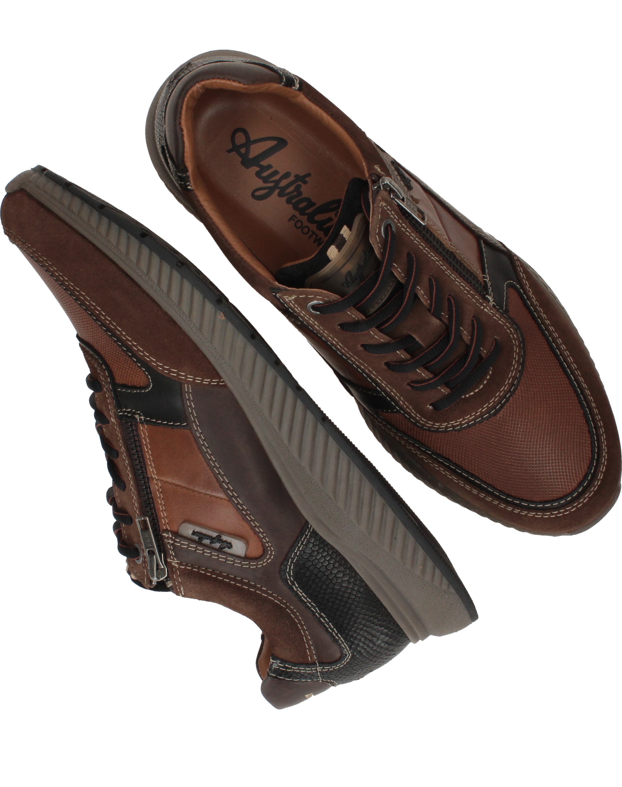 Australian Maurizio Sneakers Bruin, sneaker voor unisex – foto 4