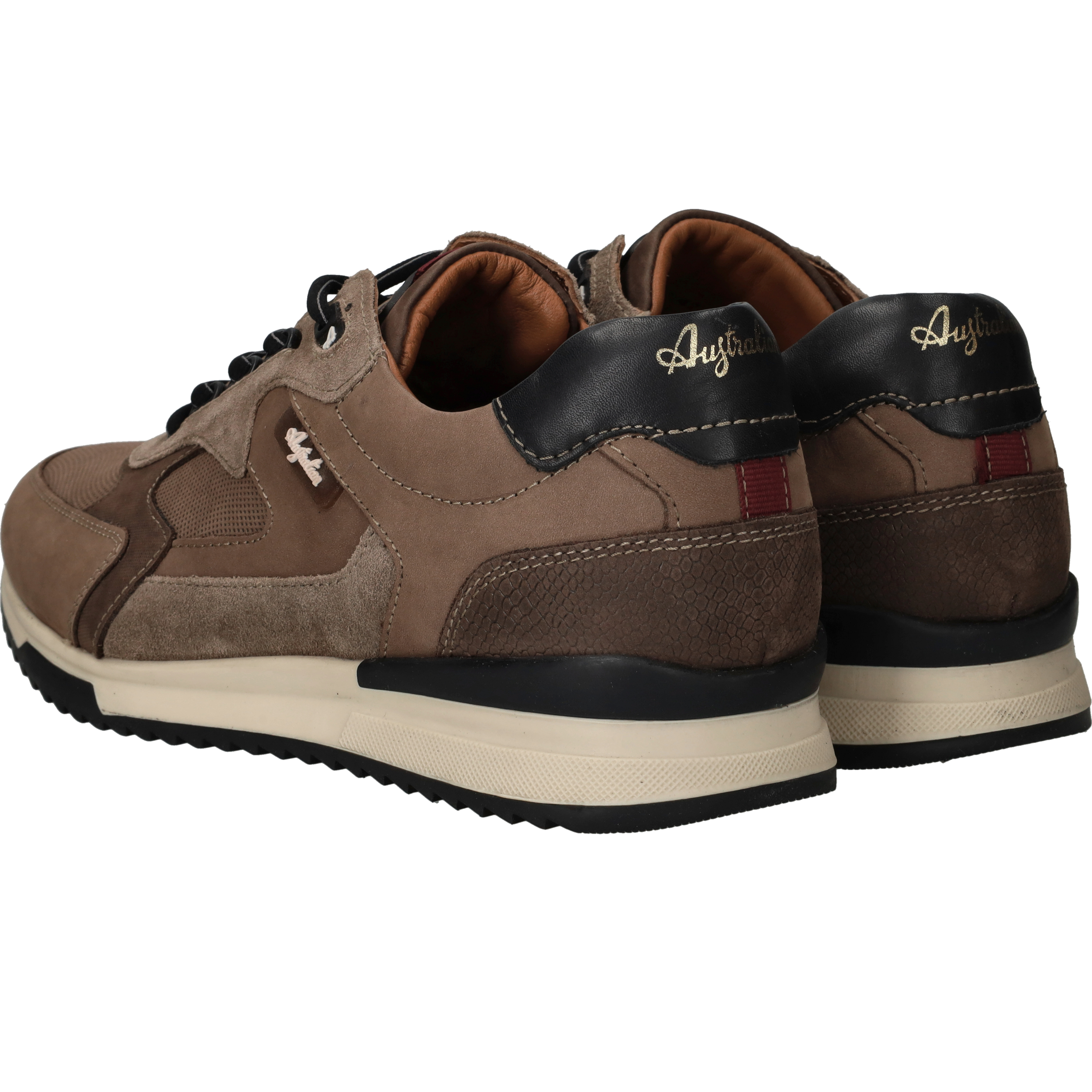 Australian Bakersville Sneakers Heren Taupe, sneaker voor heren – foto 3