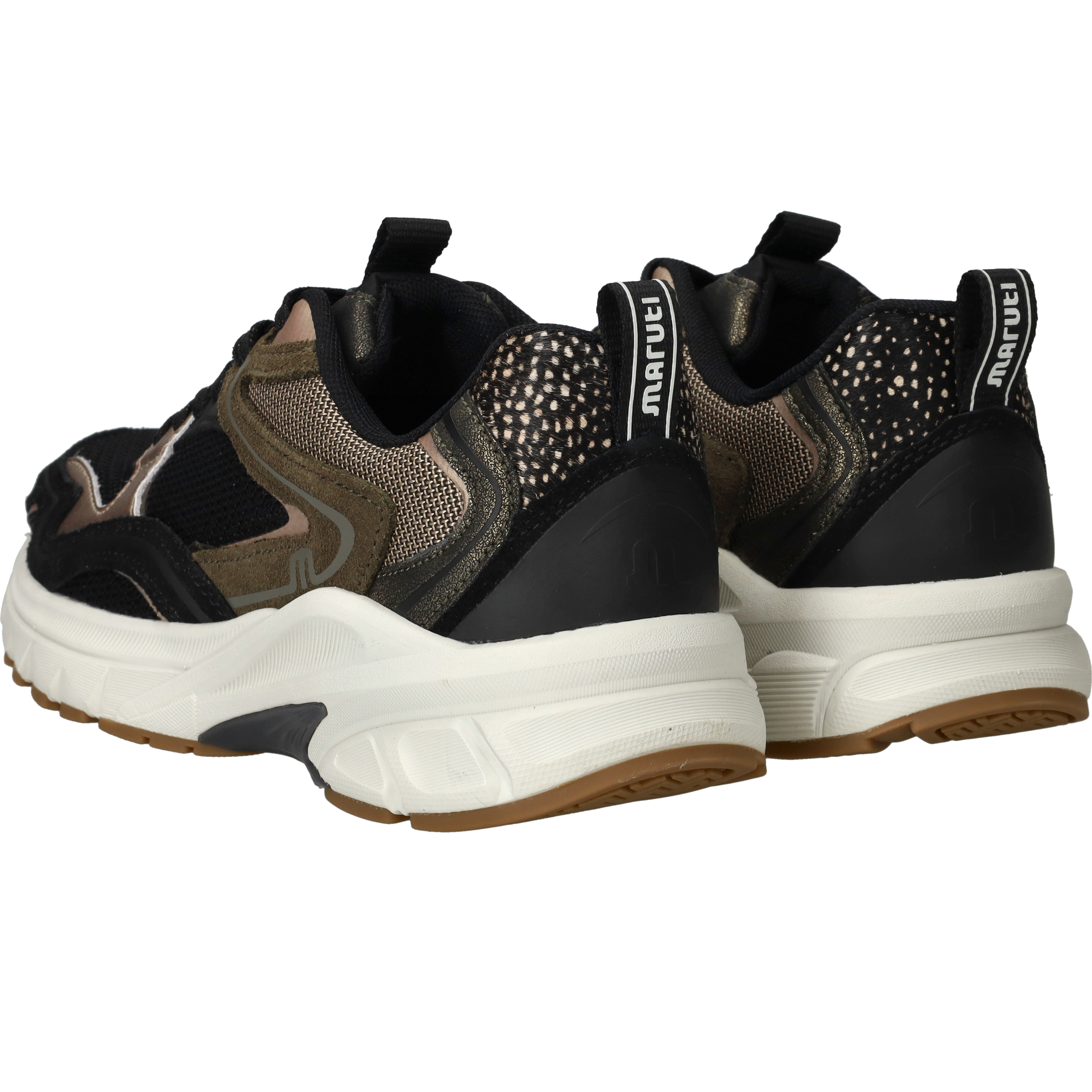 Maruti Novi Sneakers Dames Zwart, sneaker voor dames – foto 3