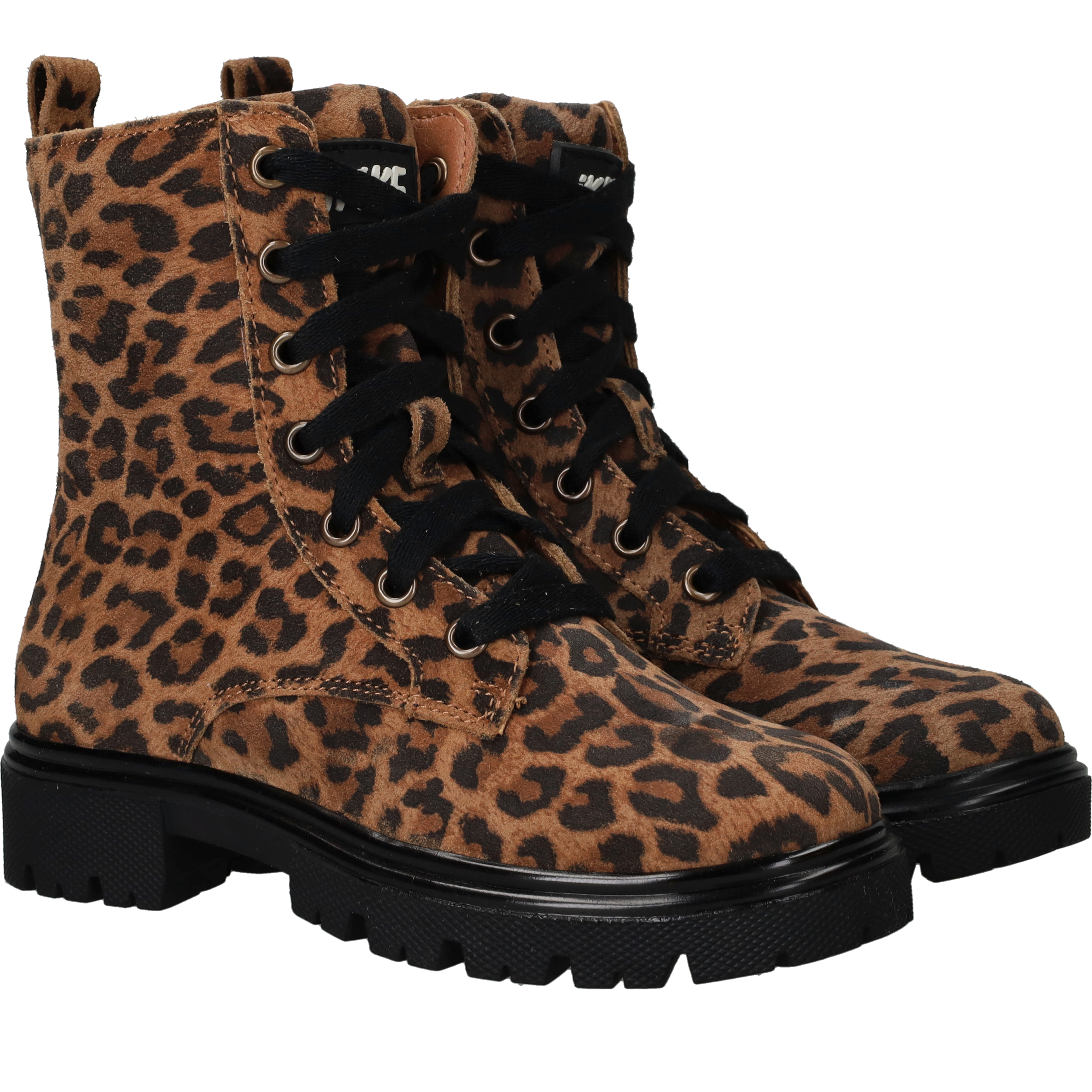 IK-KE Veterboots Meisjes Bruin – foto 2