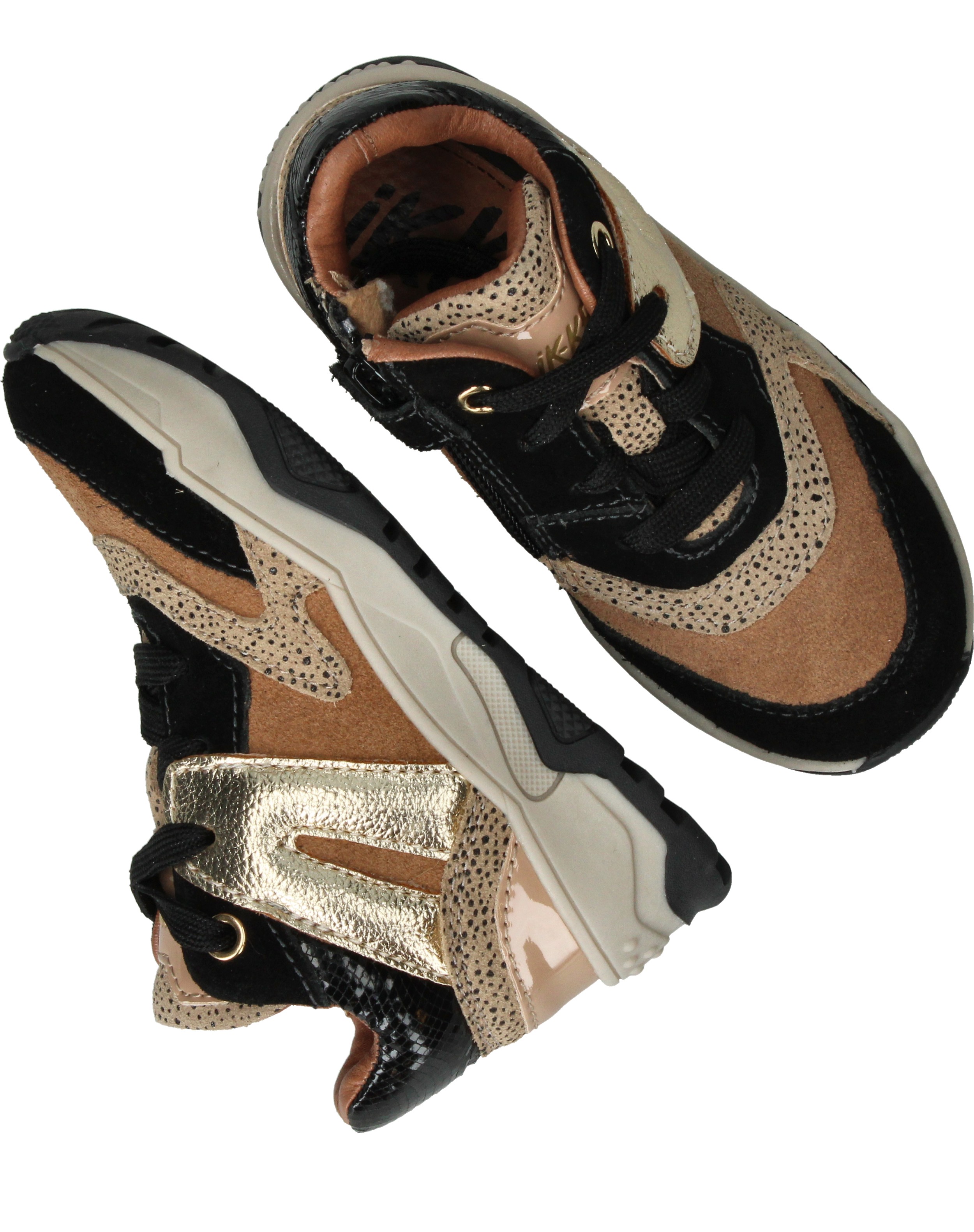 IK-KE Sneakers Meisjes Bruin – foto 3