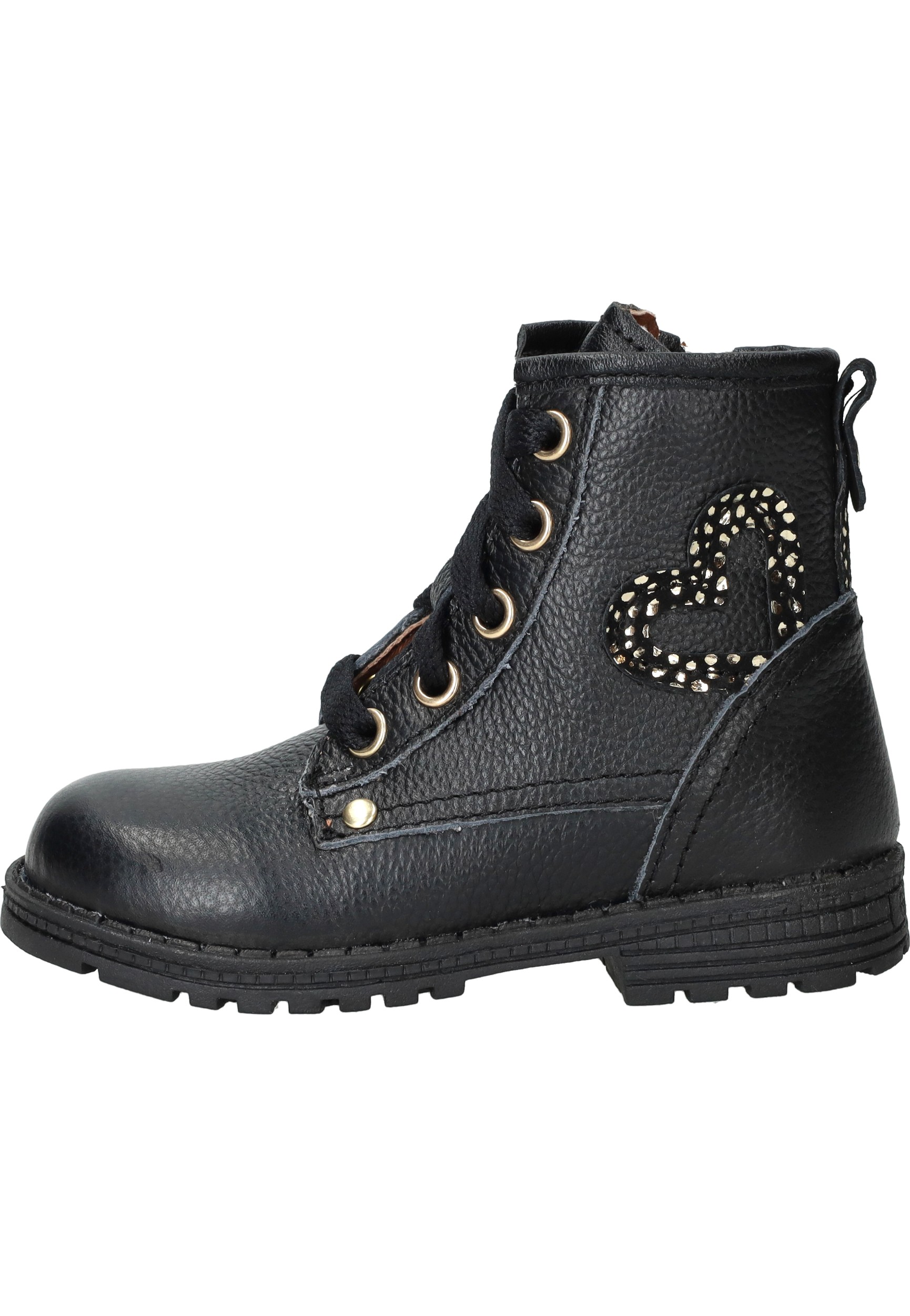 IK-KE Veterboots Meisjes Zwart – foto 4