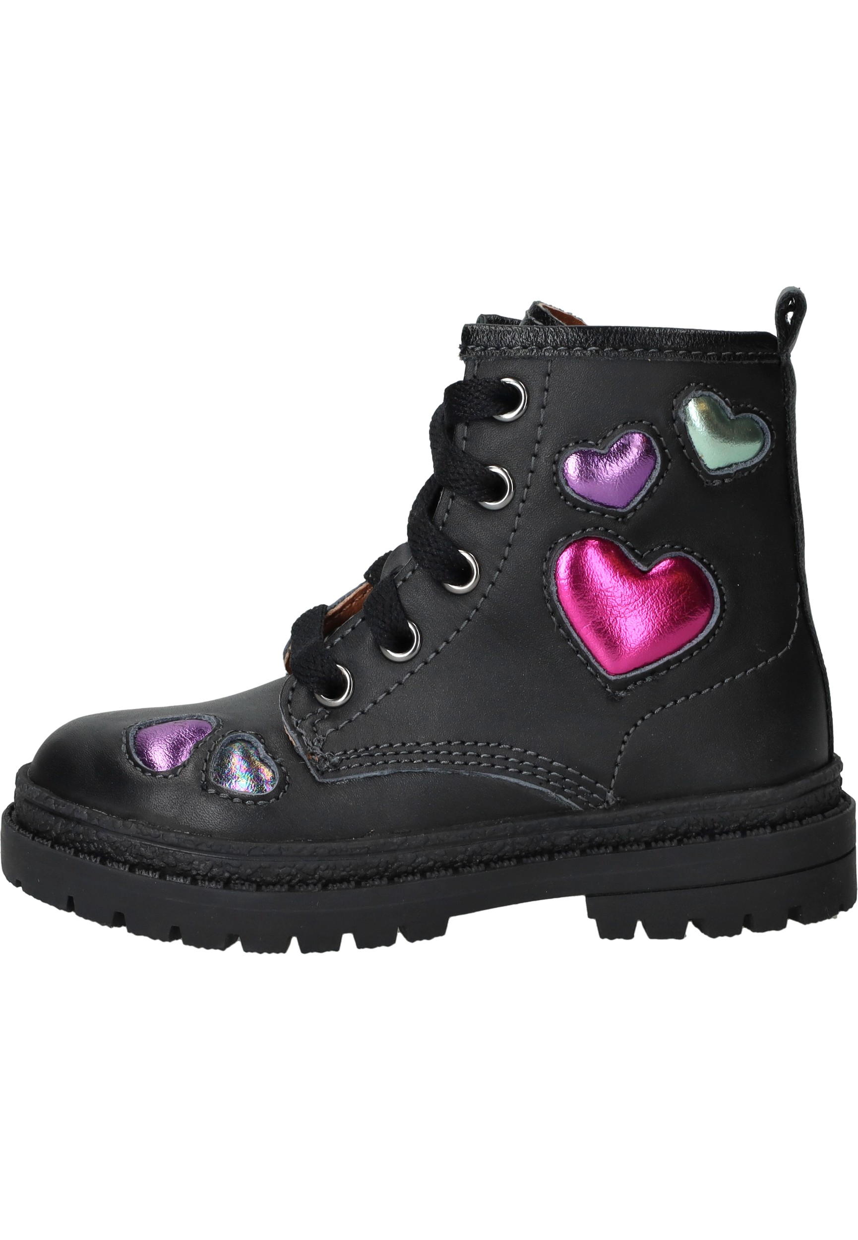IK-KE Veterboots Meisjes Zwart – foto 5