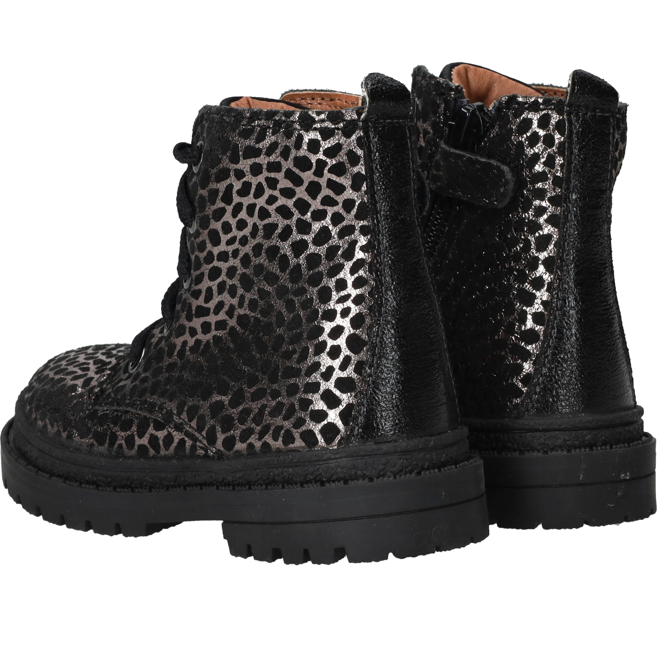 IK-KE Veterboots Zwart, veterboot voor unisex – foto 4
