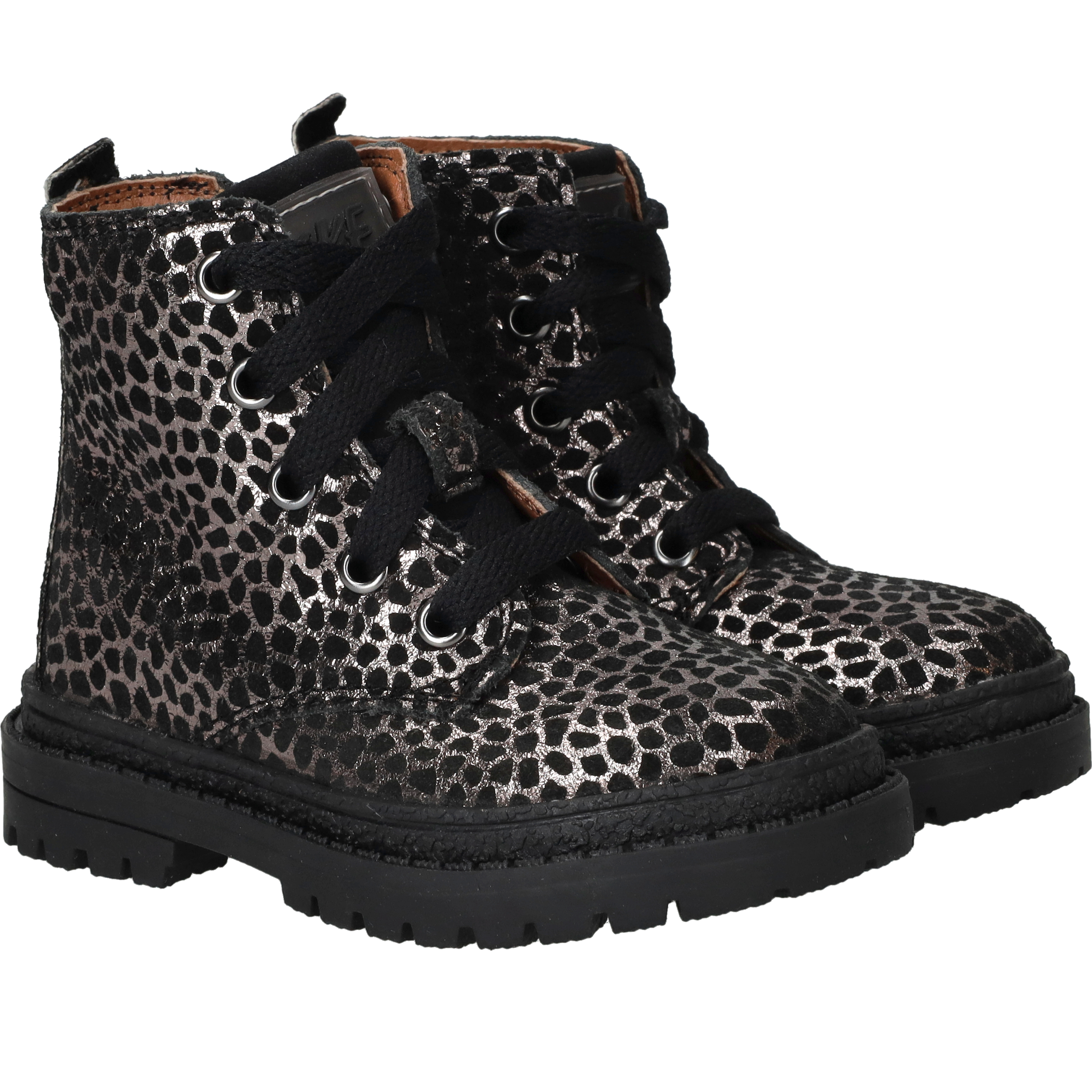 IK-KE Veterboots Zwart, veterboot voor unisex – foto 3