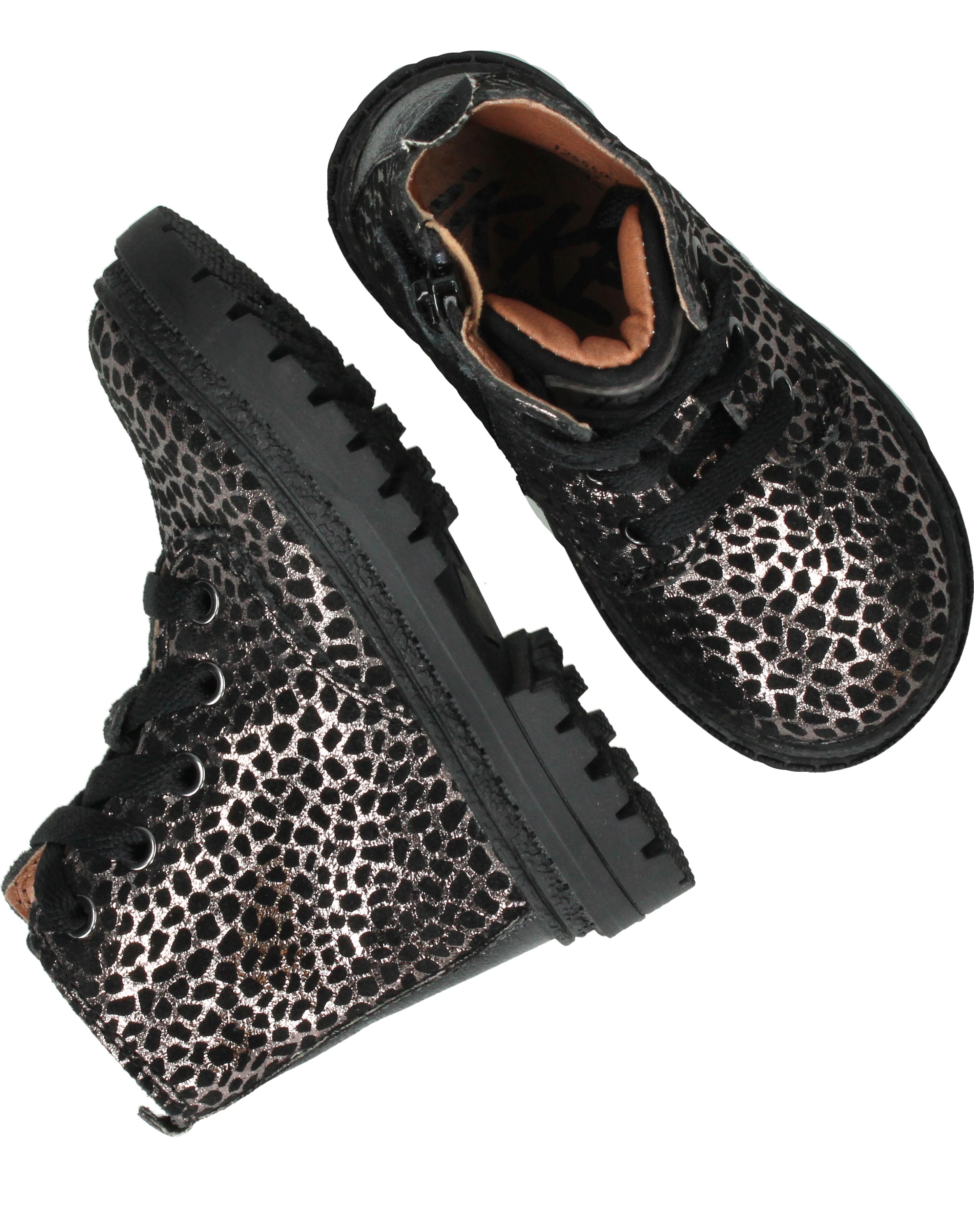 IK-KE Veterboots  Zwart – foto 5 van 6