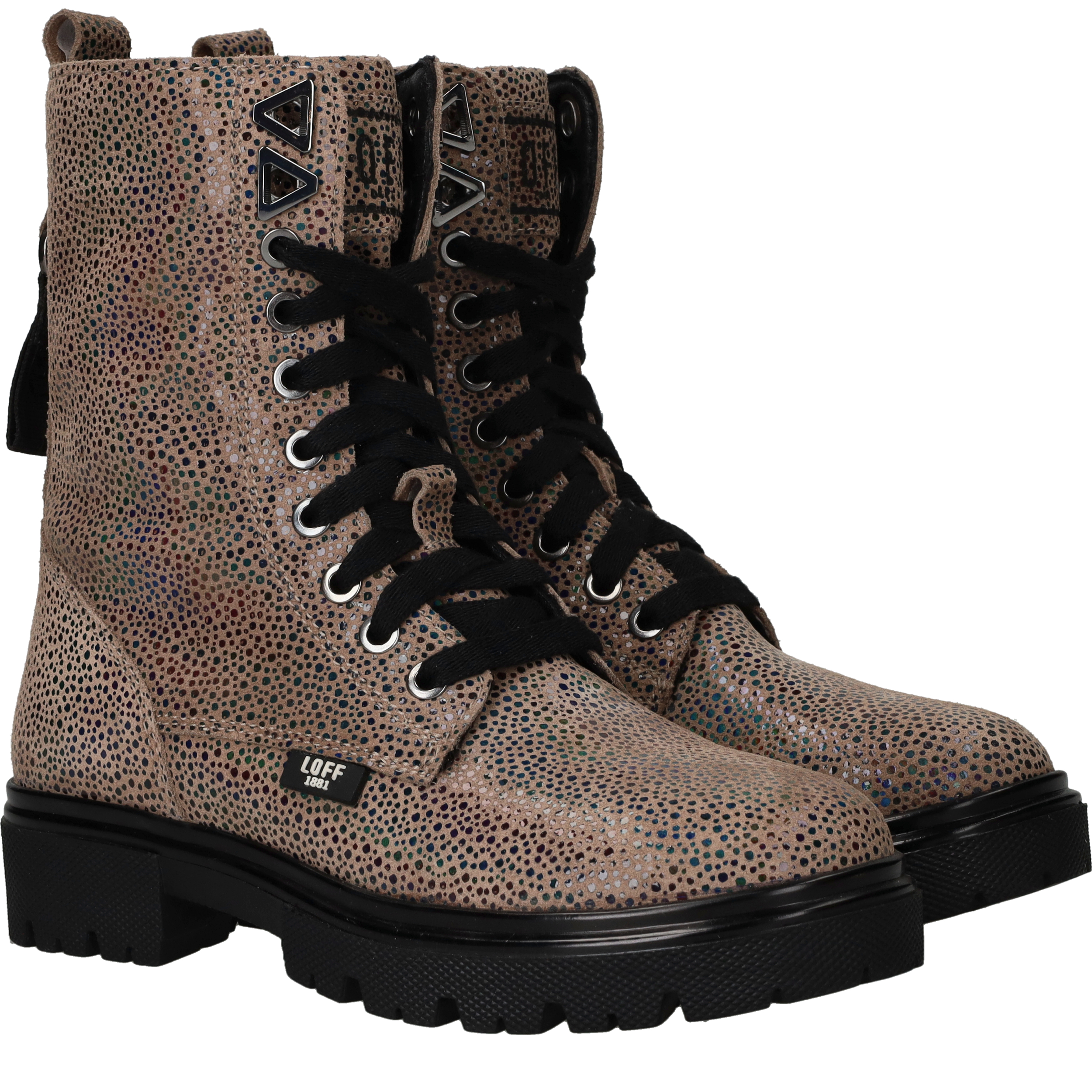 LOFF 1881 Veterboots Taupe, veterboot voor unisex – foto 3