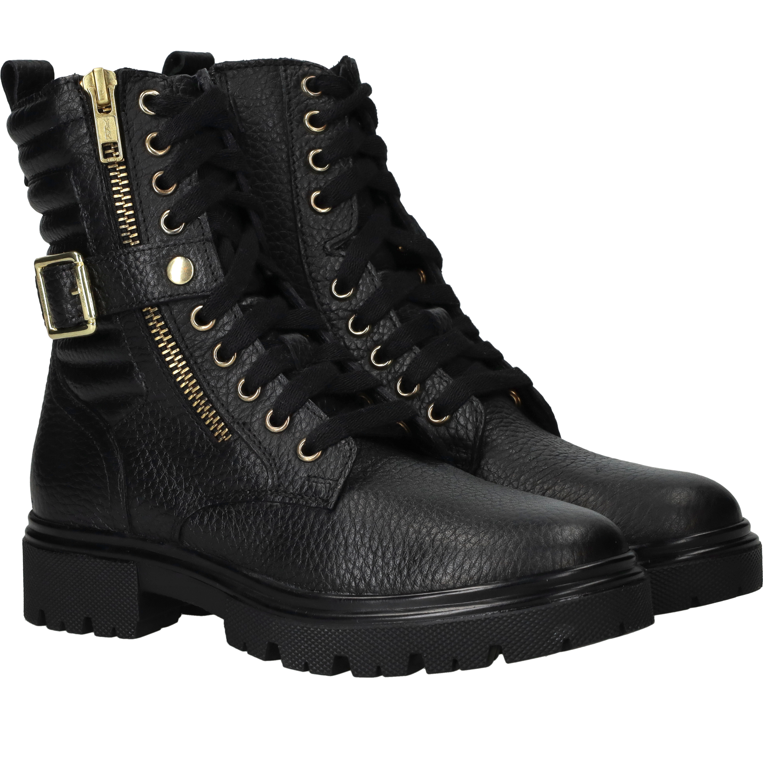 LOFF 1881 Veterboots Zwart, veterboot voor unisex – foto 3