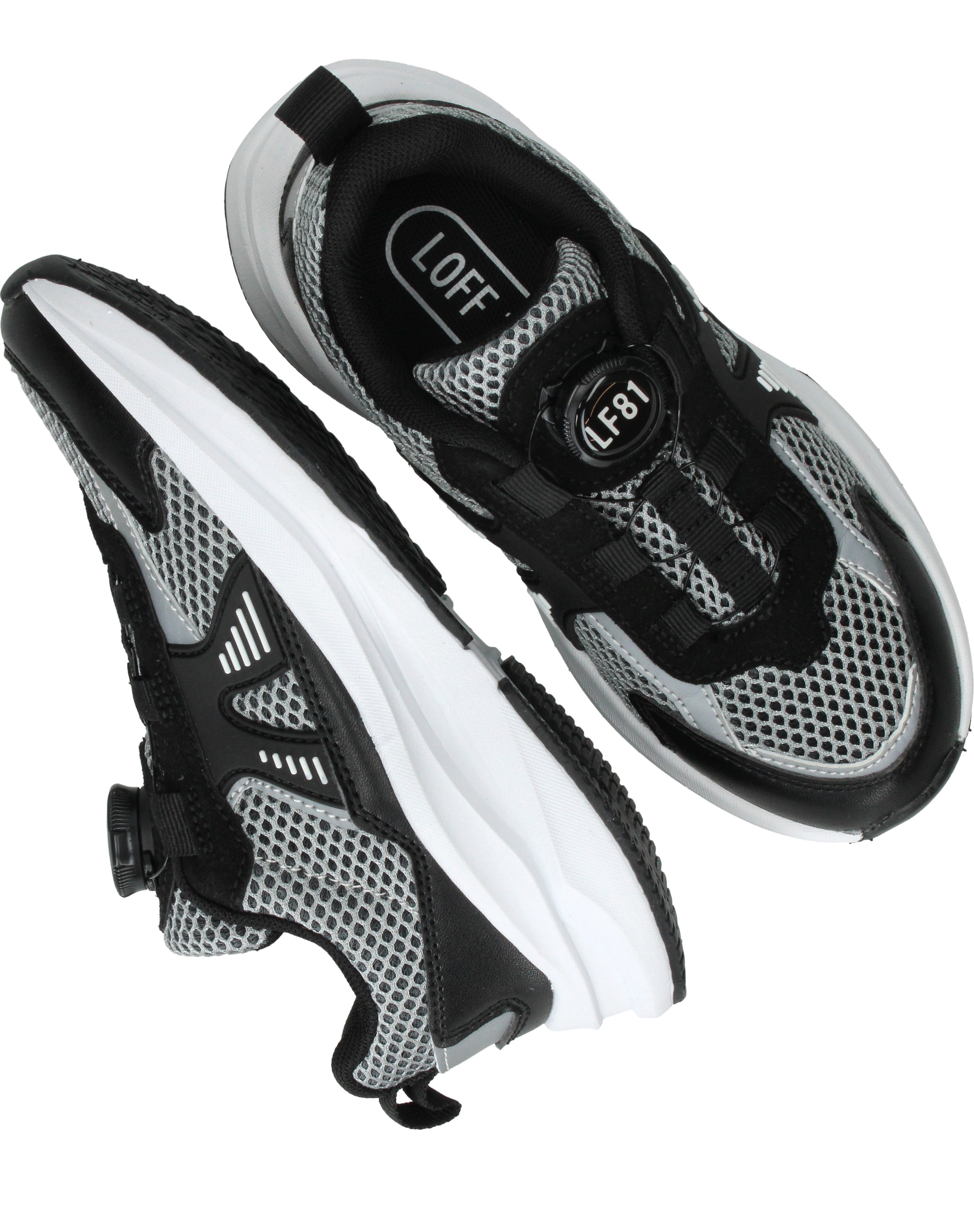 LOFF 1881 Sneakers Jongens Zwart, sneaker voor jongens – foto 4