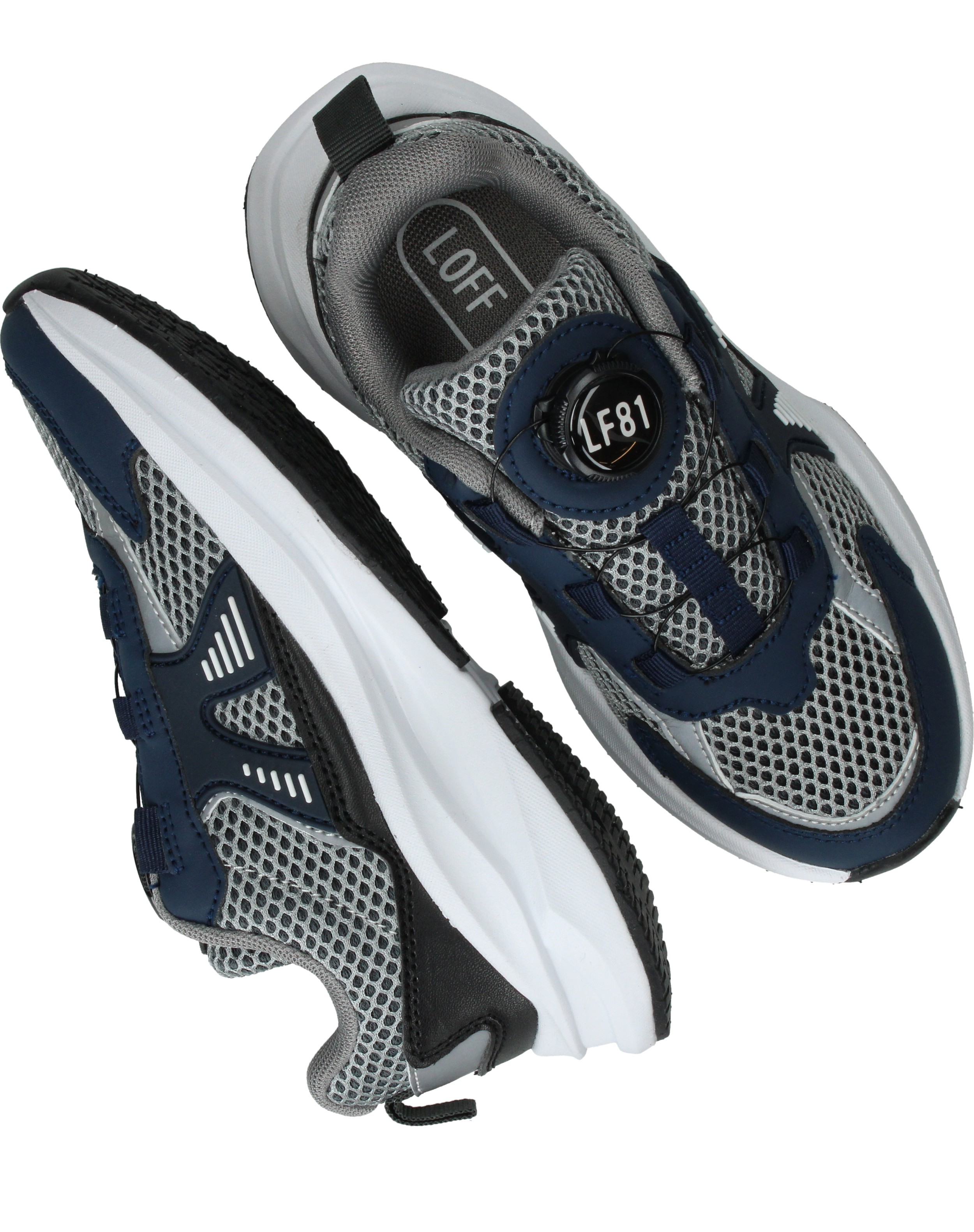 LOFF 1881 Sneakers Jongens Blauw, sneaker voor jongens – foto 4