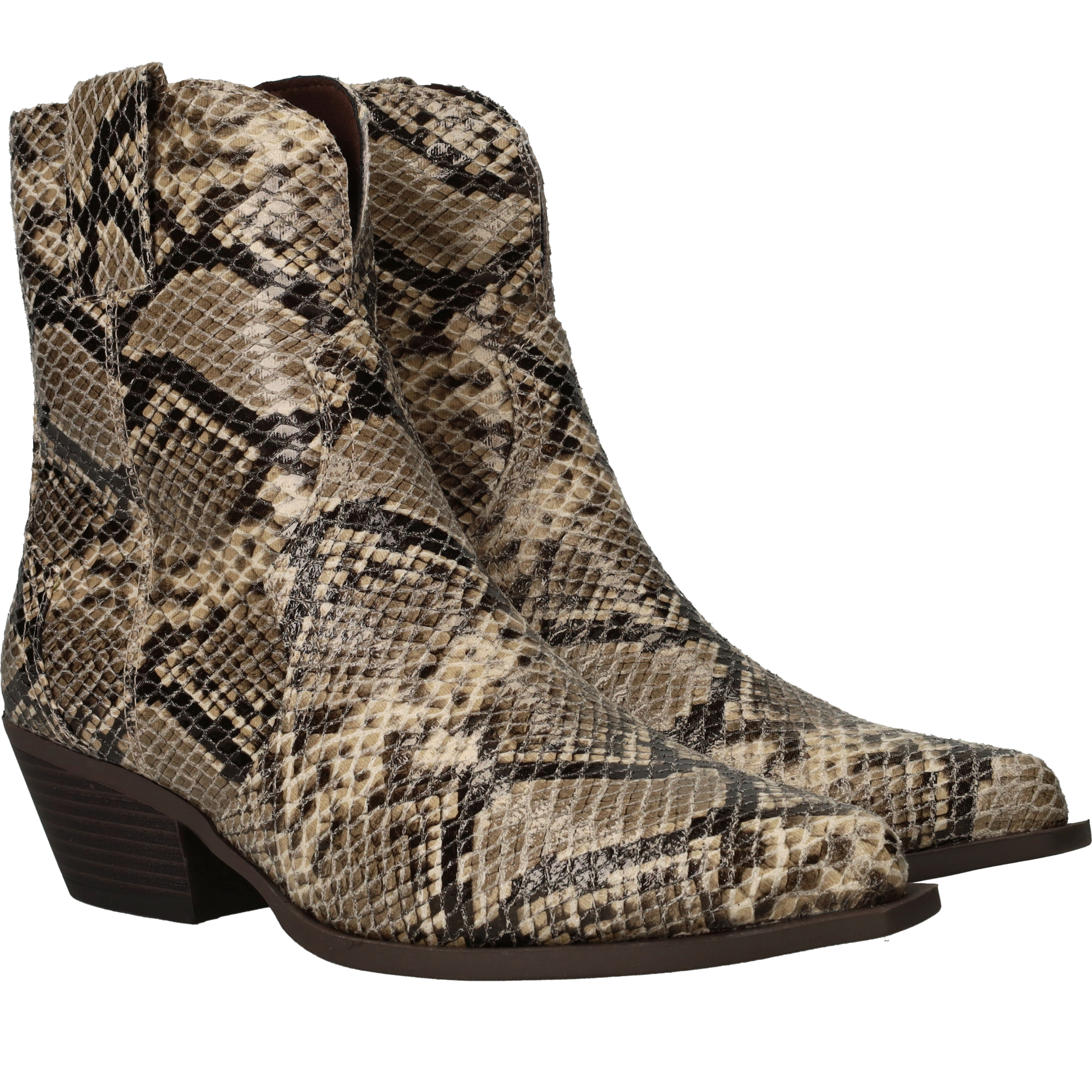 Dstrct Enkellaarsjes Dames Beige, enkellaars voor dames – foto 2