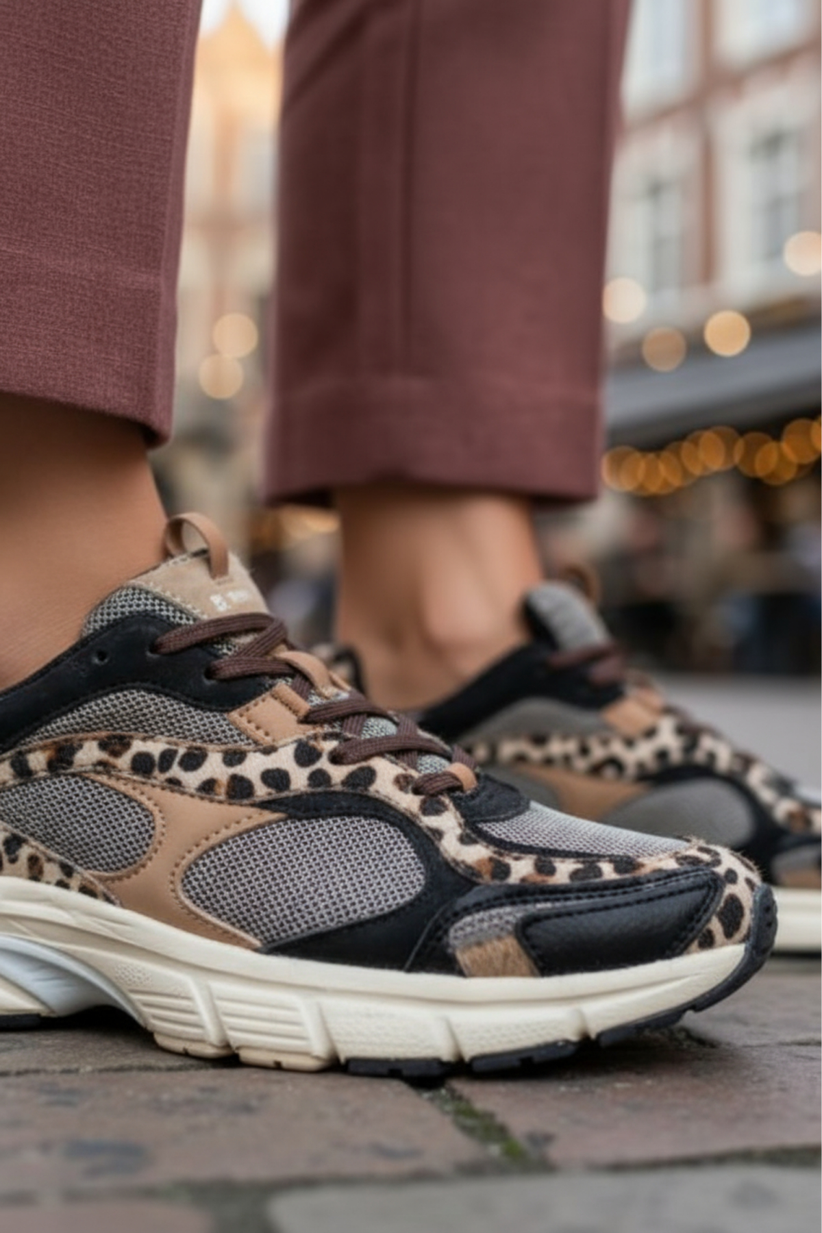 POSH By Poelman Sneakers Dames Zwart – foto 3