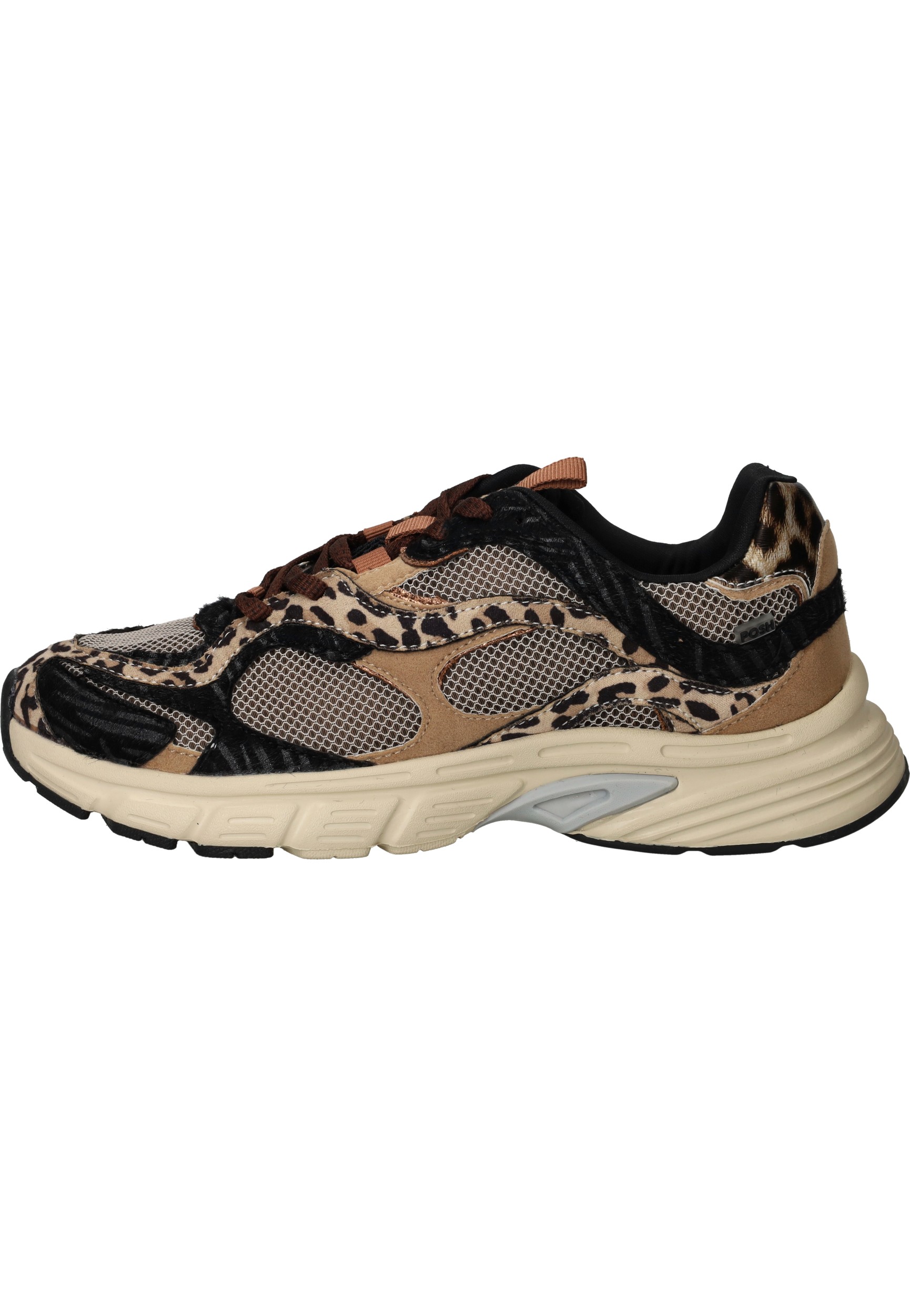 POSH by Poelman Sneakers Dames Zwart – foto 6 van 6