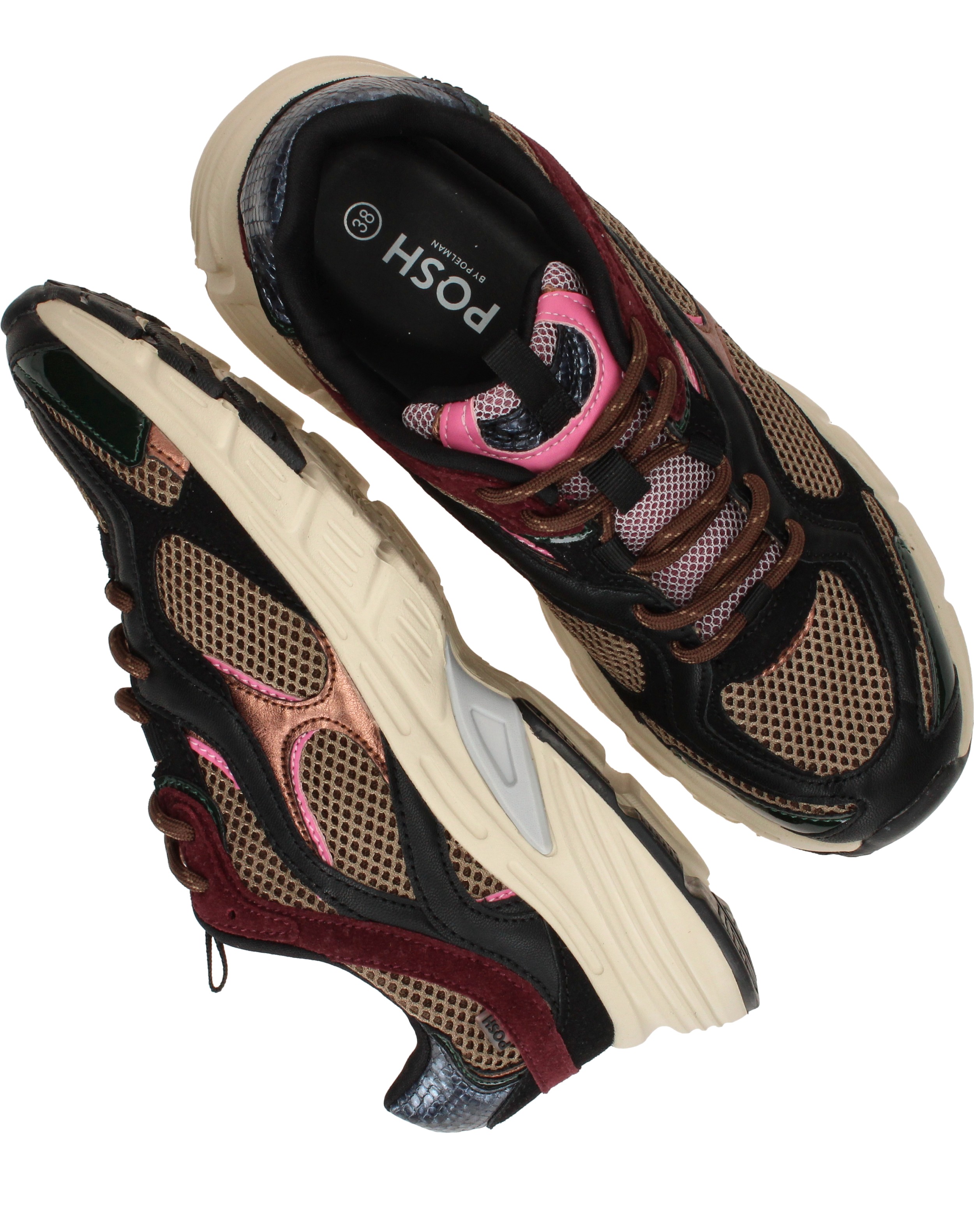 POSH by Poelman Sneakers Dames Multi – foto 4 van 6