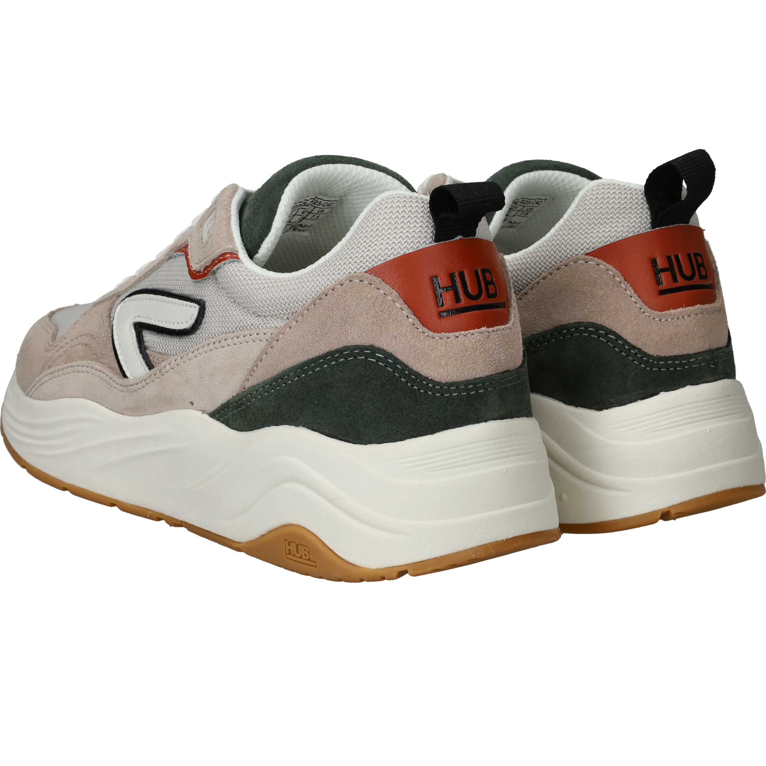 Hub Glide Sneakers Heren Grijs, sneaker voor heren – foto 3