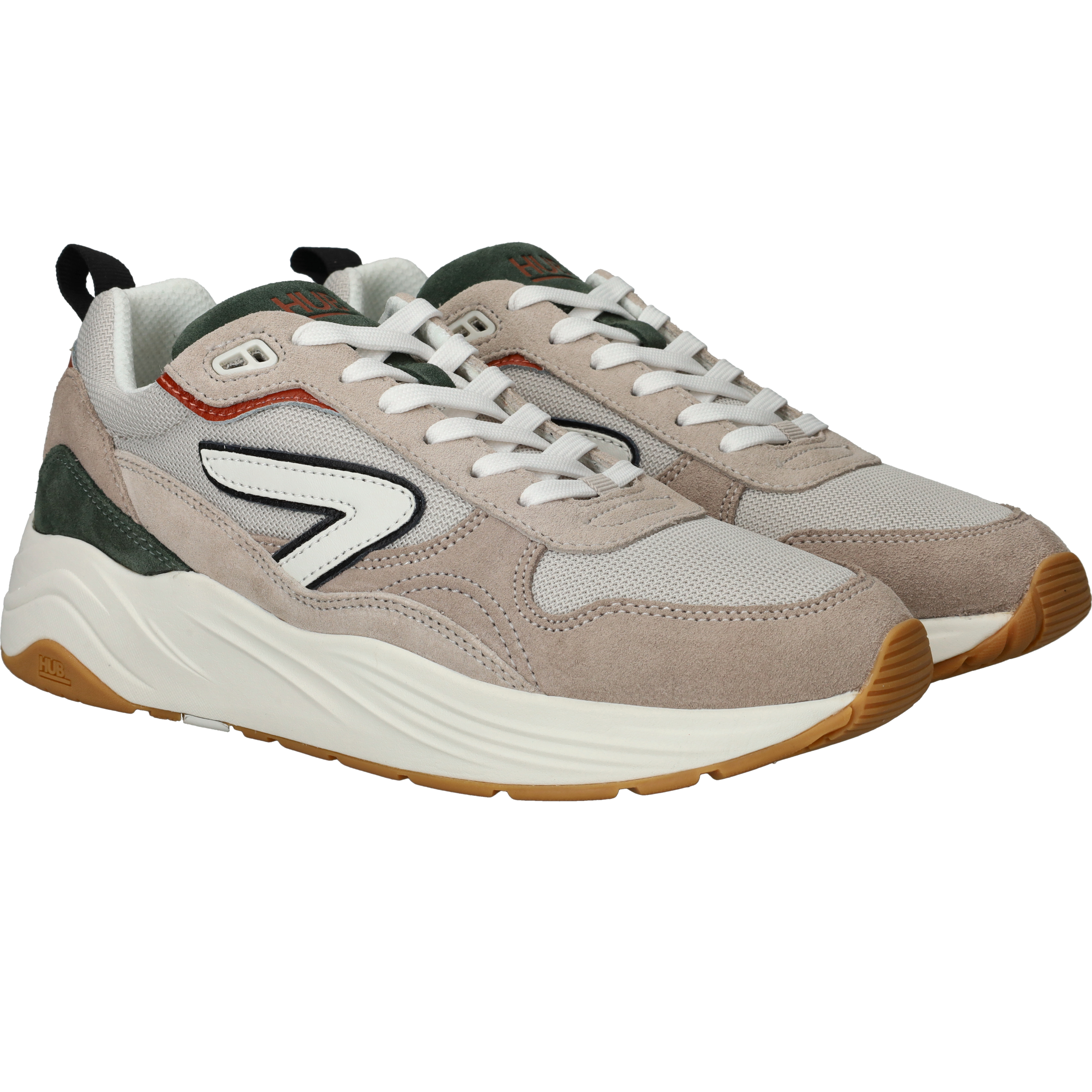 Hub Glide Sneakers Heren Grijs, sneaker voor heren – foto 2