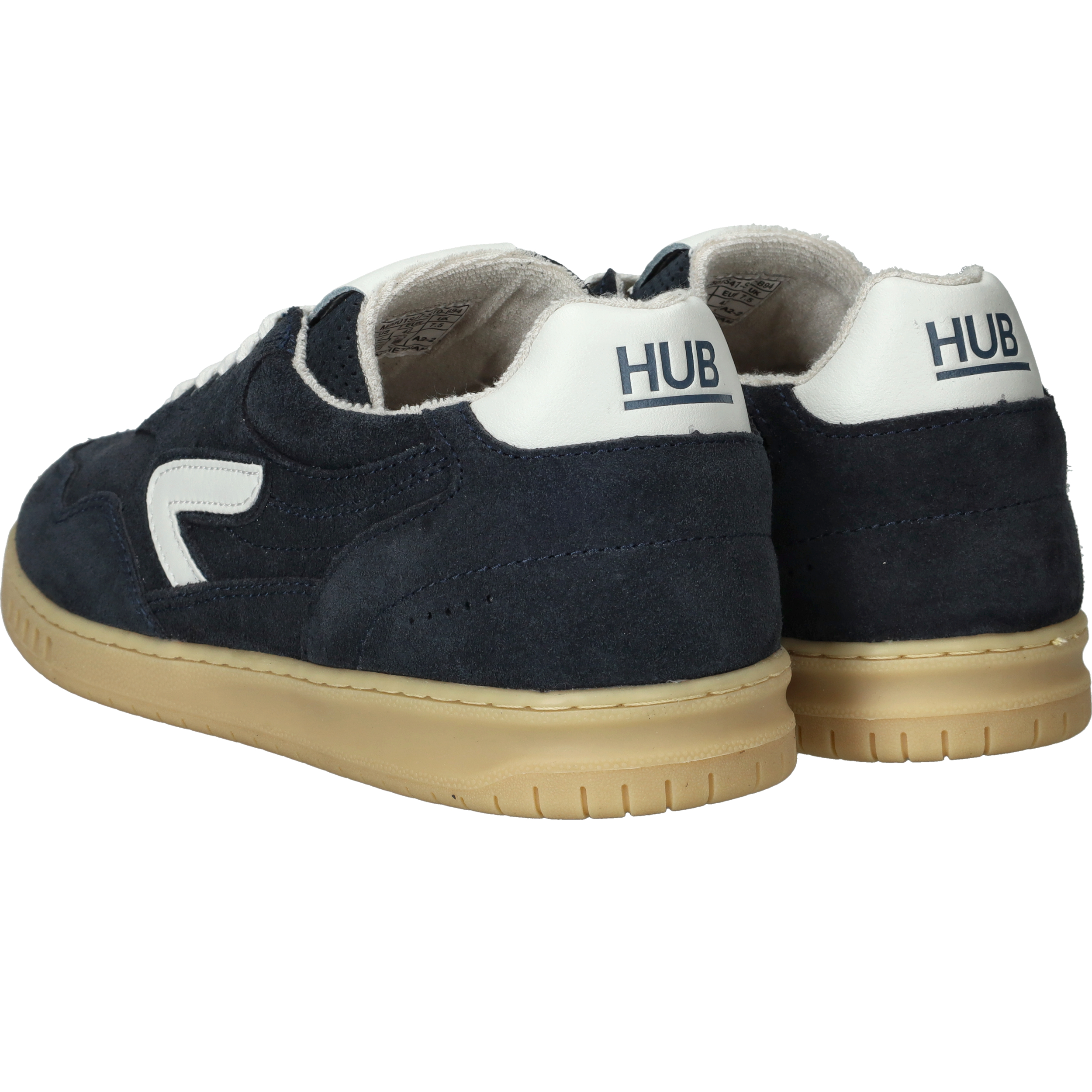 Hub Vancouver Veterschoenen Heren Blauw, veterschoen voor heren – foto 3