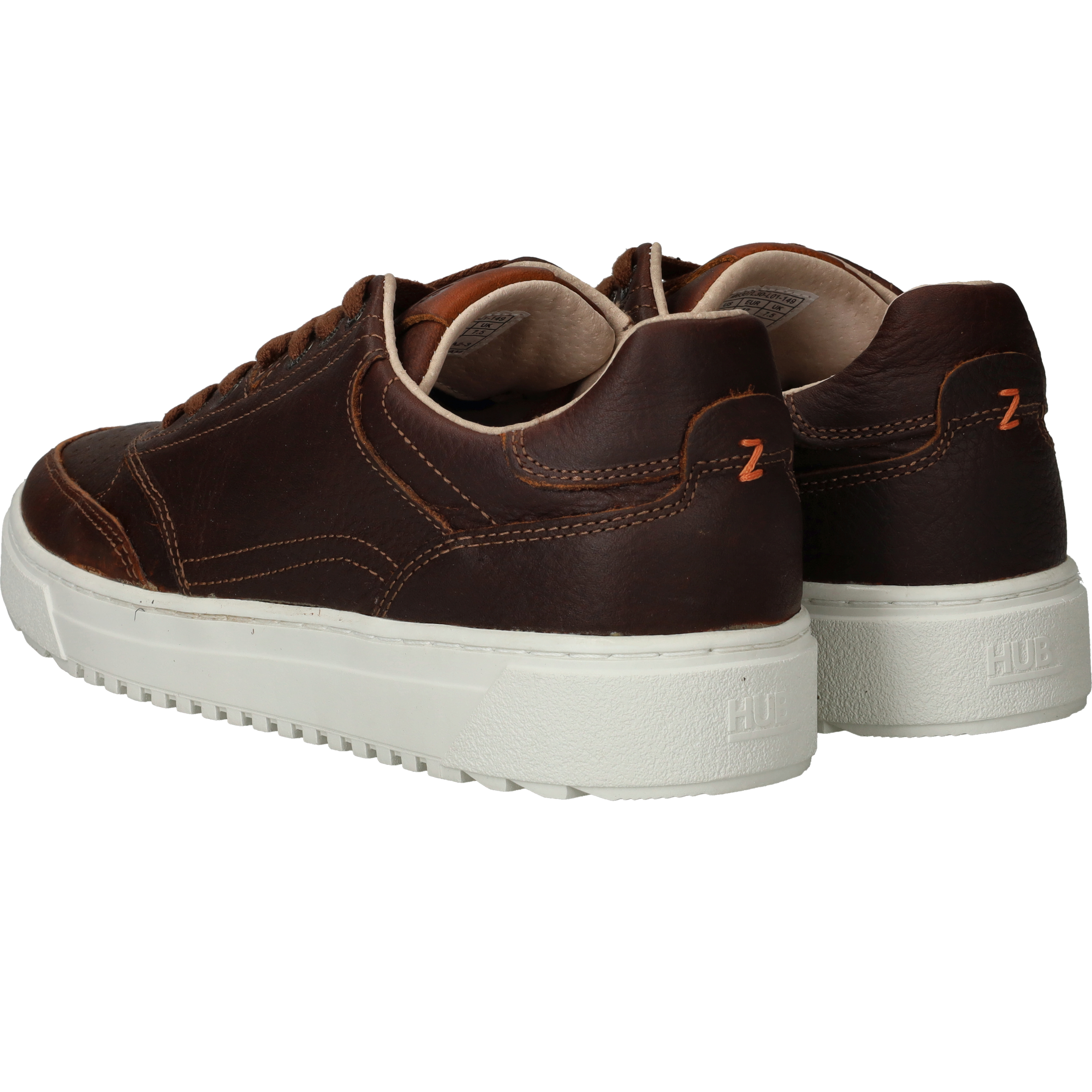 Hub Royal Sneakers Bruin, sneaker voor unisex – foto 3