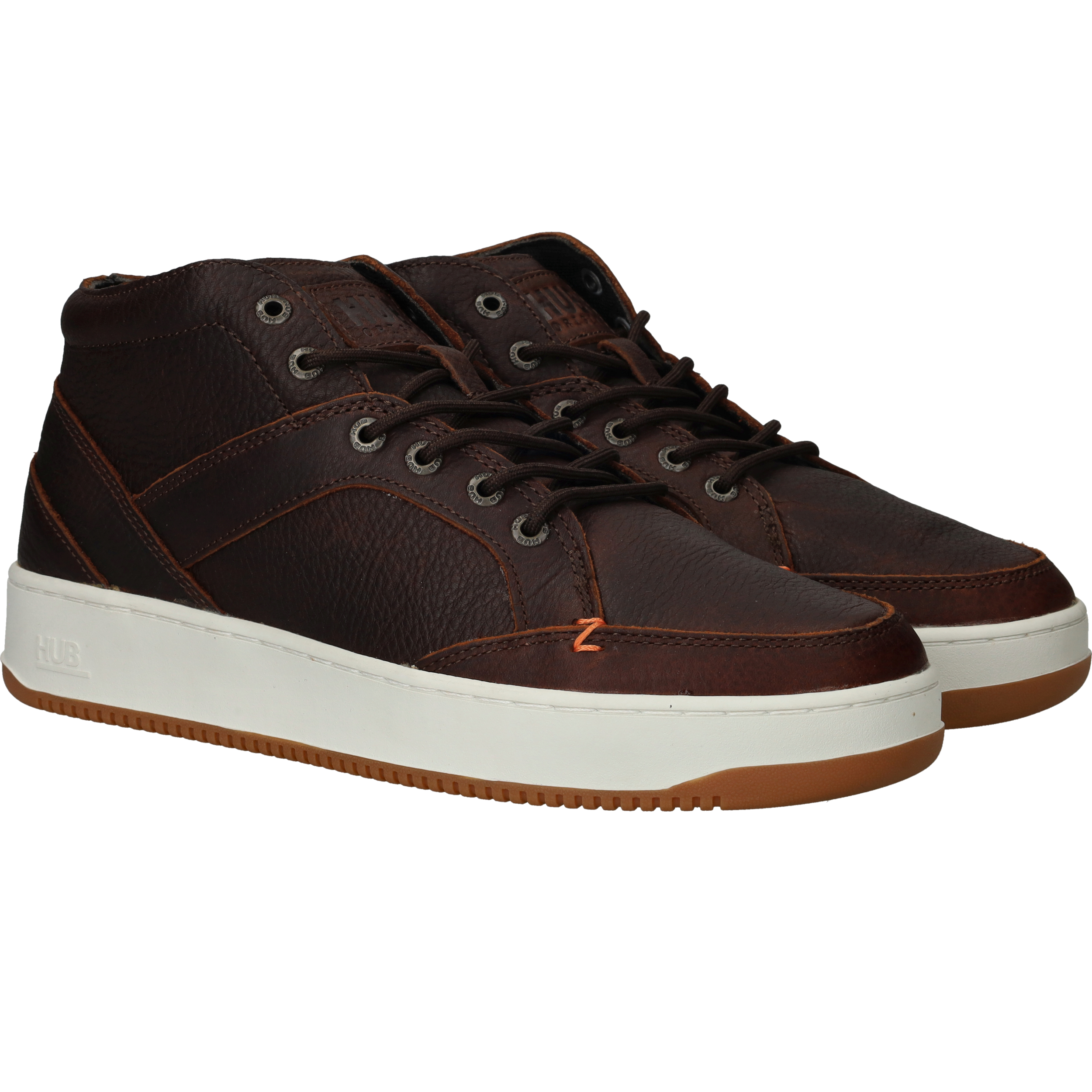 Hub Kingston Sneakers Bruin, sneaker voor unisex – foto 2