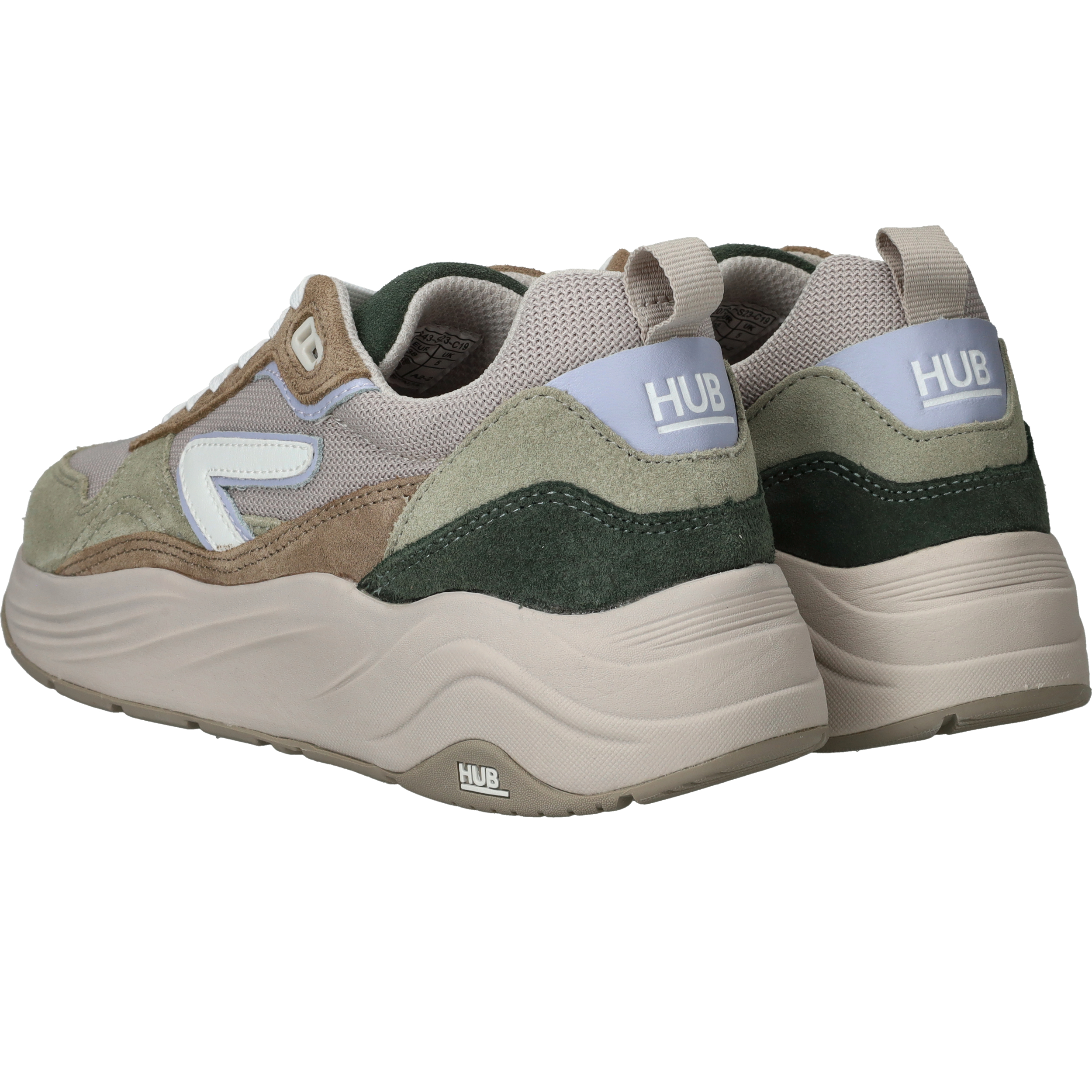 Hub Glide Sneakers Dames Multi, sneaker voor dames – foto 3