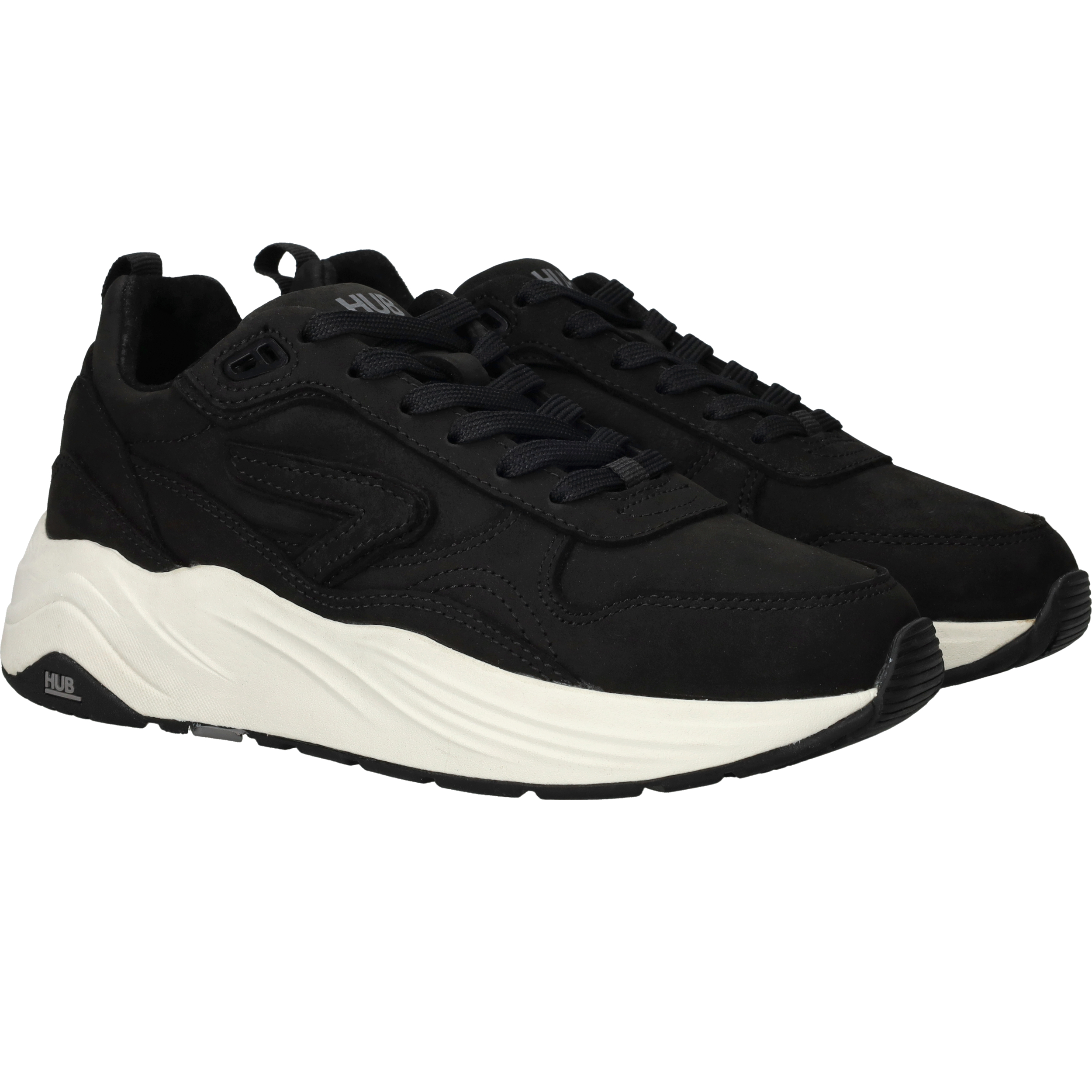 HUB Glide Sneaker Sneakers Dames Zwart
