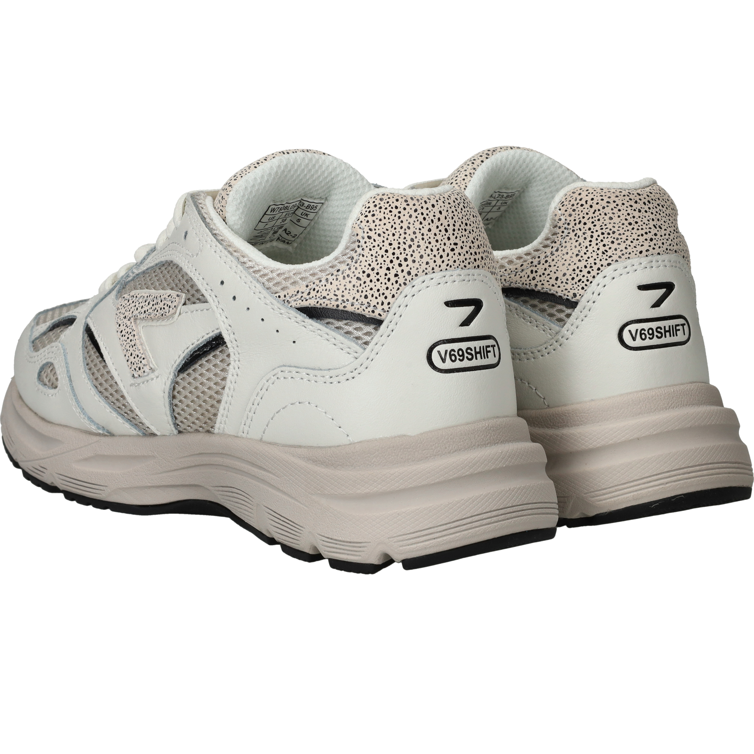 Hub Shift Sneakers Dames Wit, sneaker voor dames – foto 3