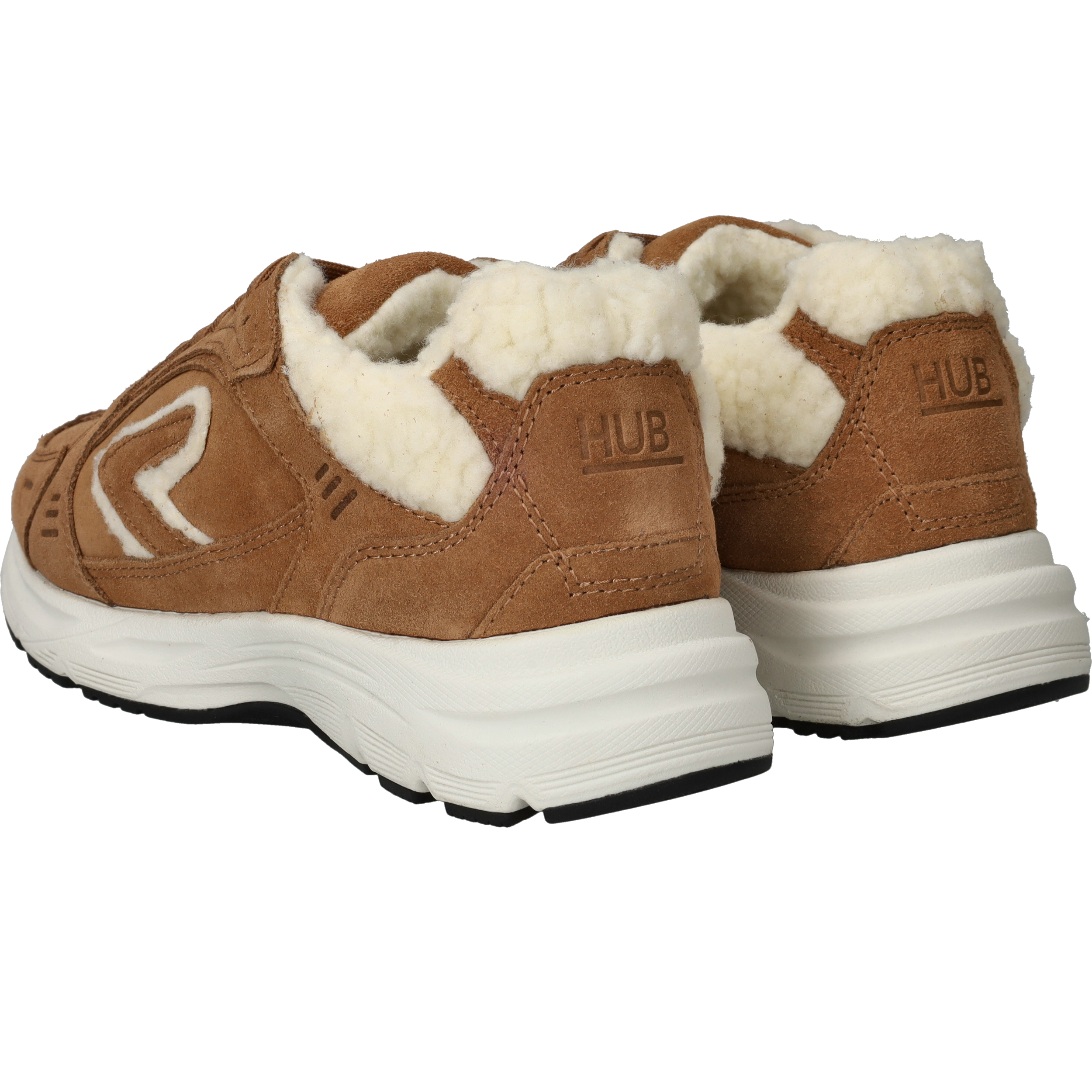 Hub Target Sneakers Dames Cognac, sneaker voor dames – foto 3