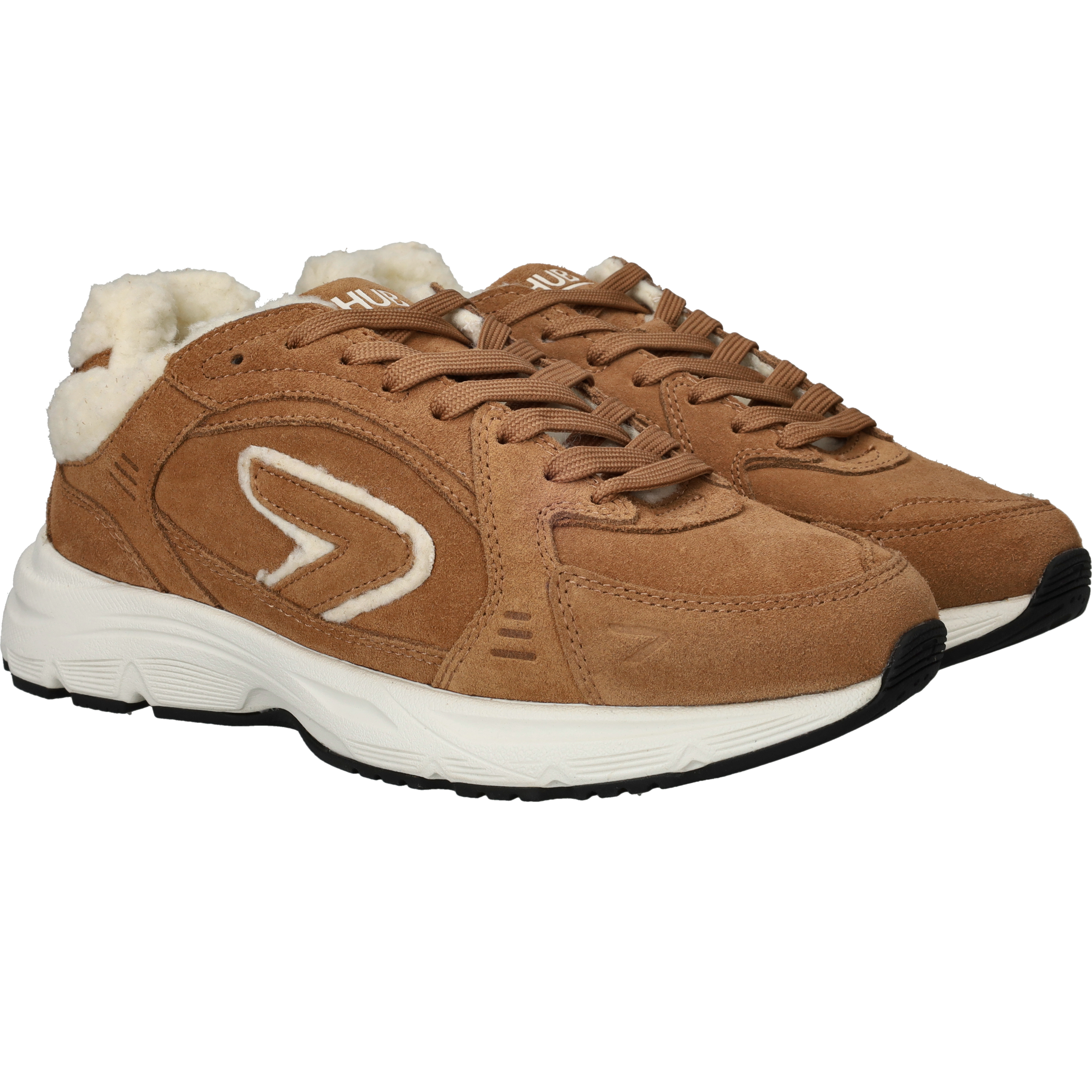 Hub Target Sneakers Dames Cognac, sneaker voor dames – foto 2