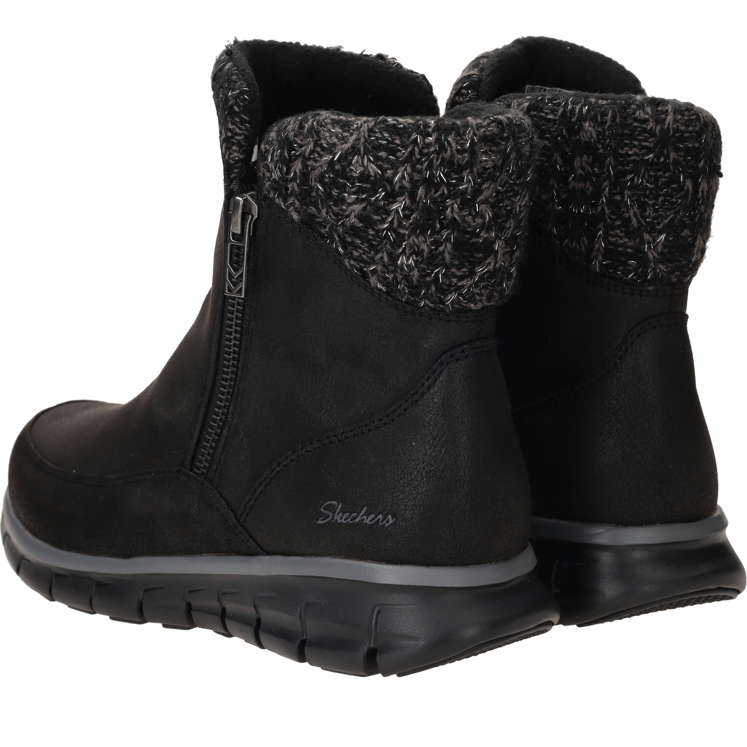 Skechers Synergy Lovely Collab Boots Dames Zwart, enkellaars voor dames – foto 3