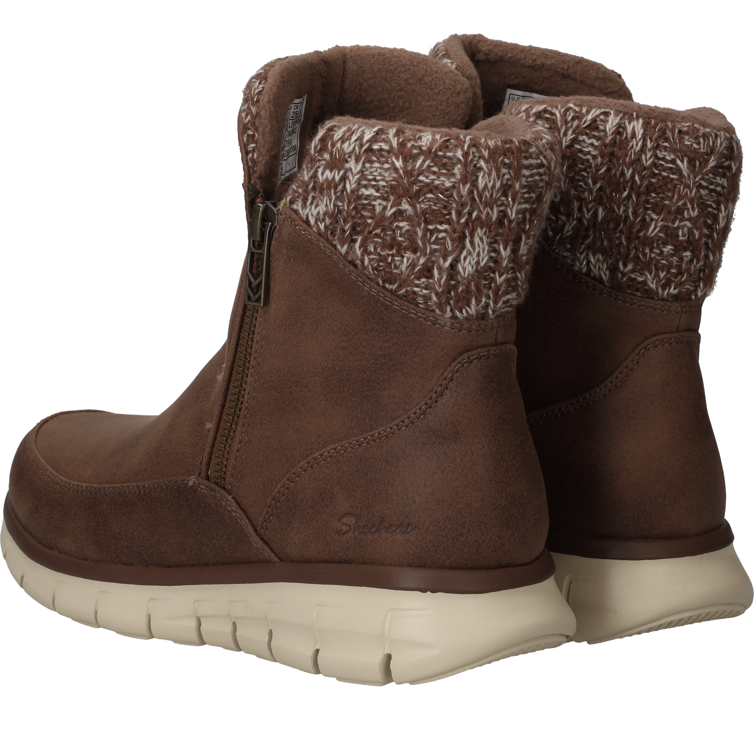 Skechers Synergy Lovely Collab Boots Dames Bruin, enkellaars voor dames – foto 3