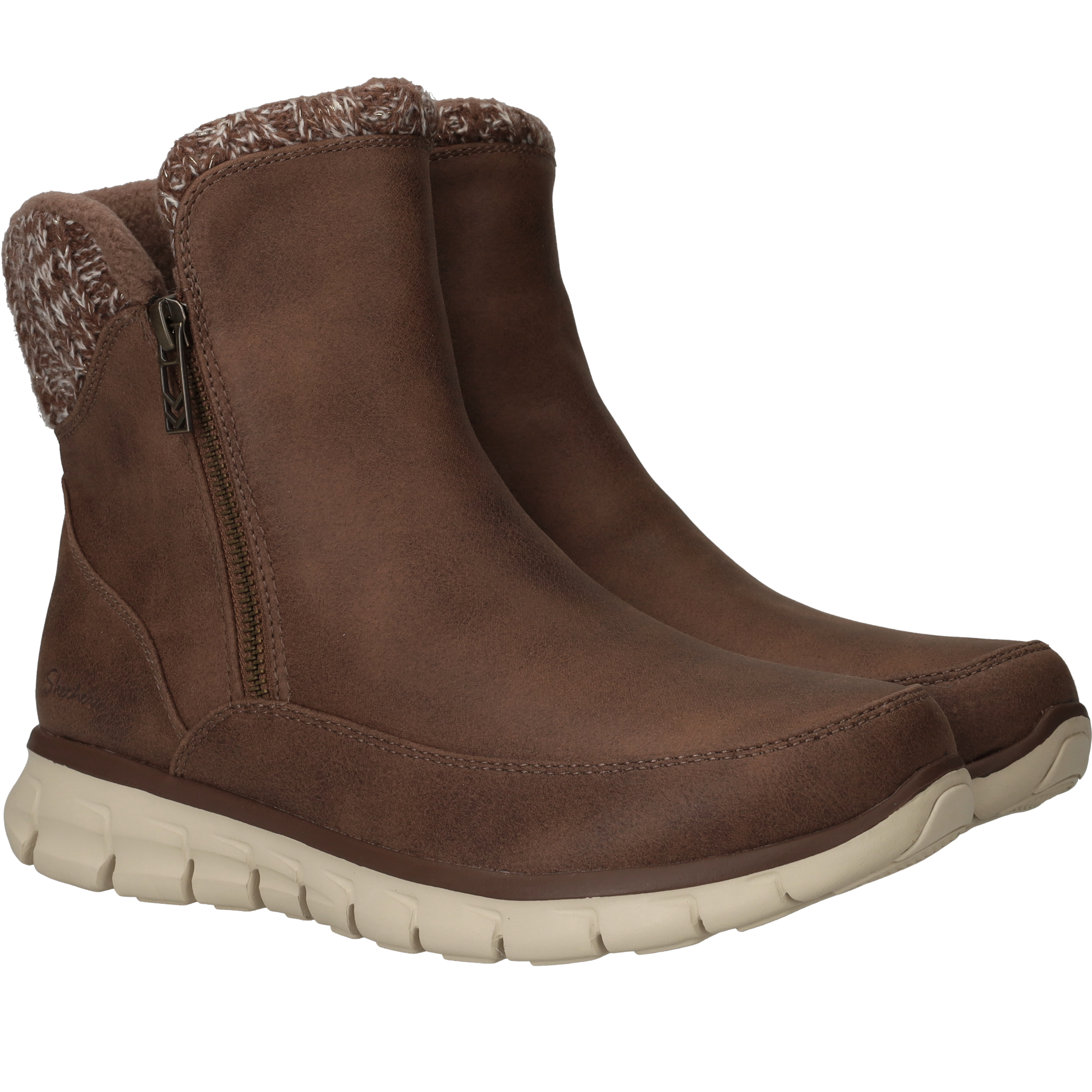 Skechers Synergy Lovely Collab Boots Dames Bruin, enkellaars voor dames – foto 2