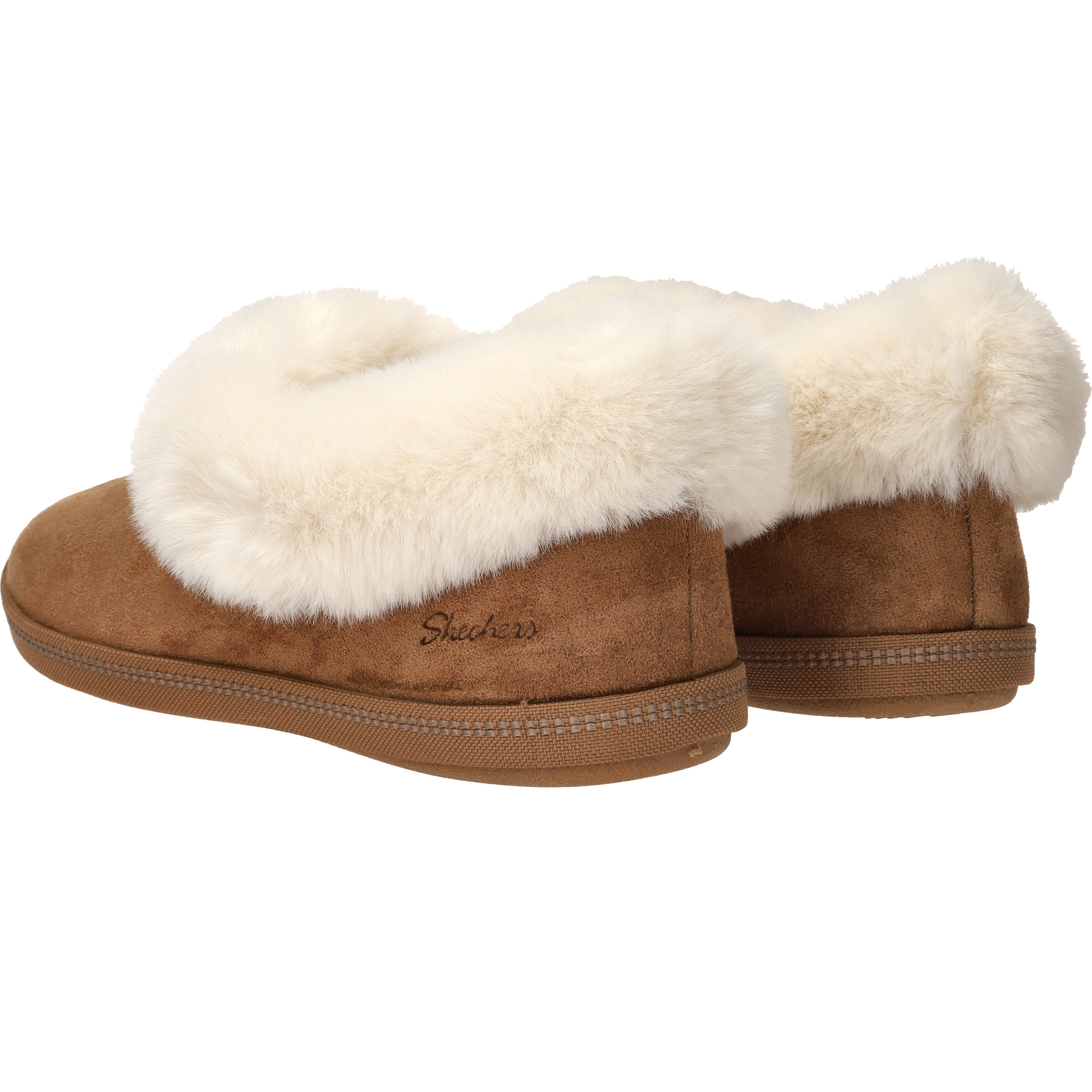 Skechers Cozy Campfire Winter Nights Pantoffels Dames Cognac, pantoffel voor dames – foto 3