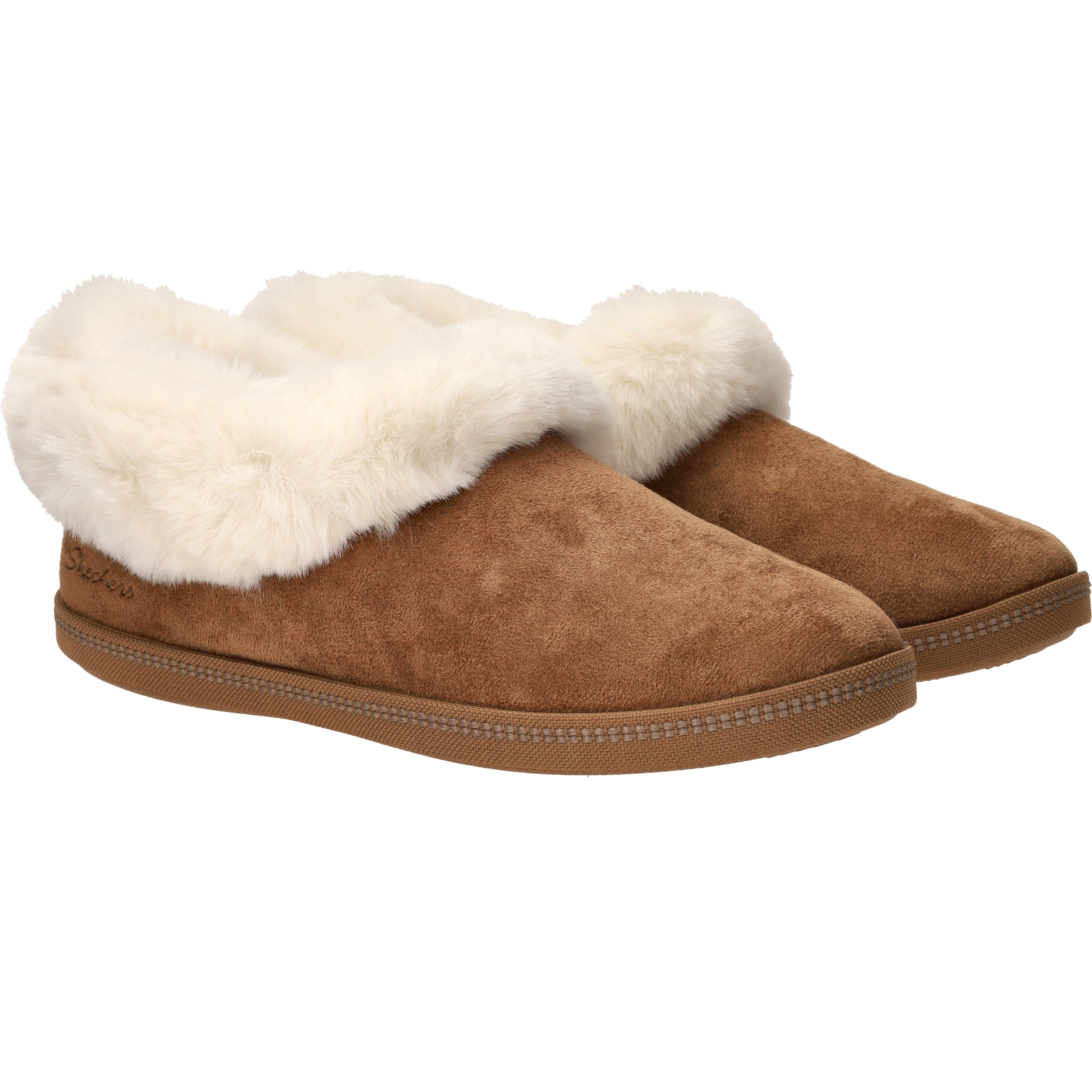 Skechers Cozy Campfire Winter Nights Pantoffels Dames Cognac, pantoffel voor dames – foto 2