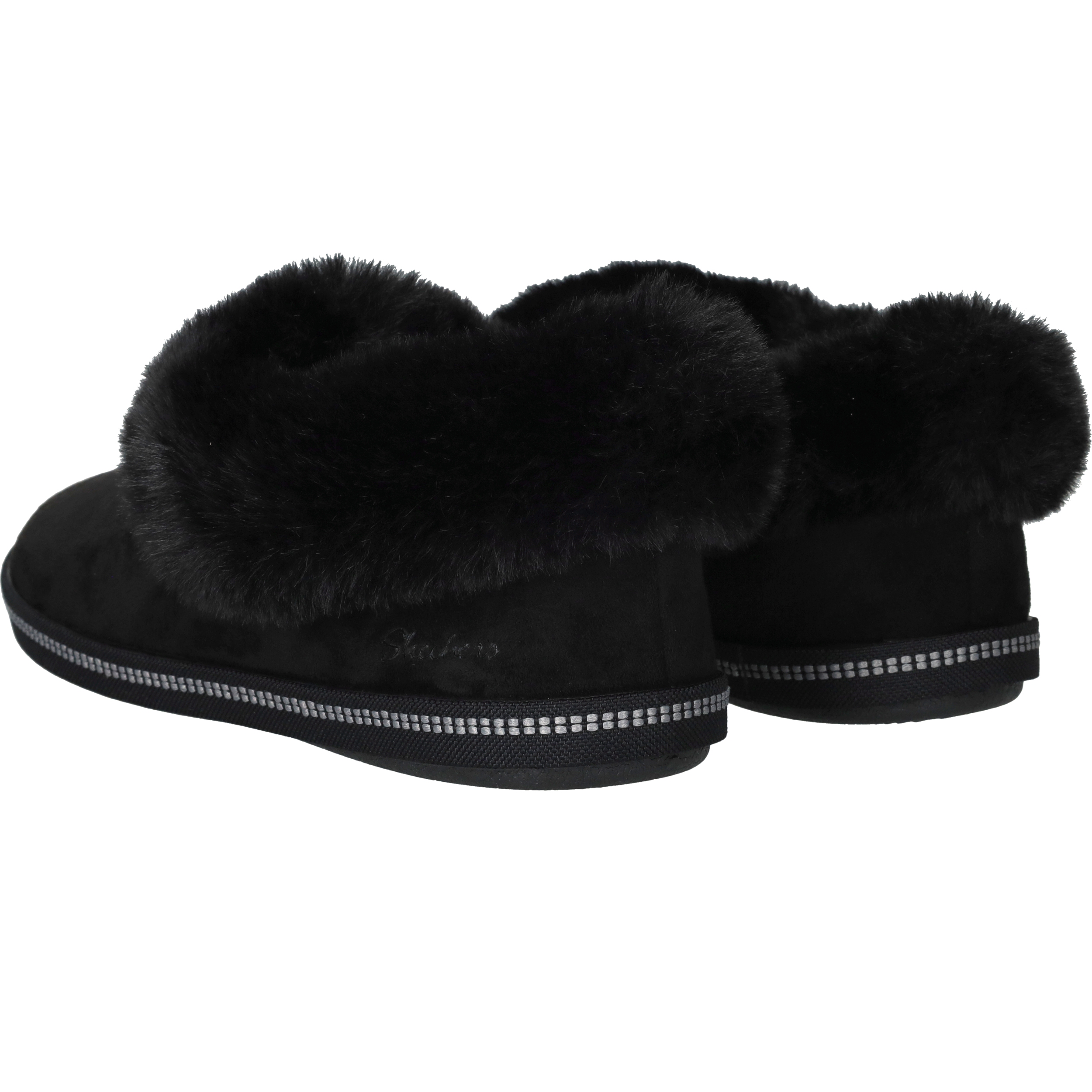 Skechers Cozy Campfire Winter Nights Pantoffels Dames Zwart, pantoffel voor dames – foto 3