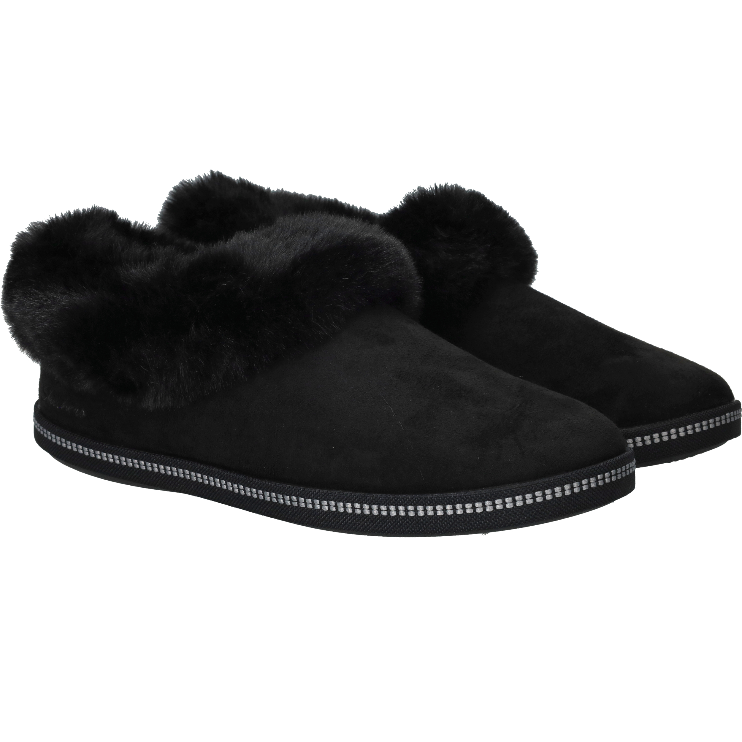 Skechers Cozy Campfire Winter Nights Pantoffels Dames Zwart, pantoffel voor dames – foto 2