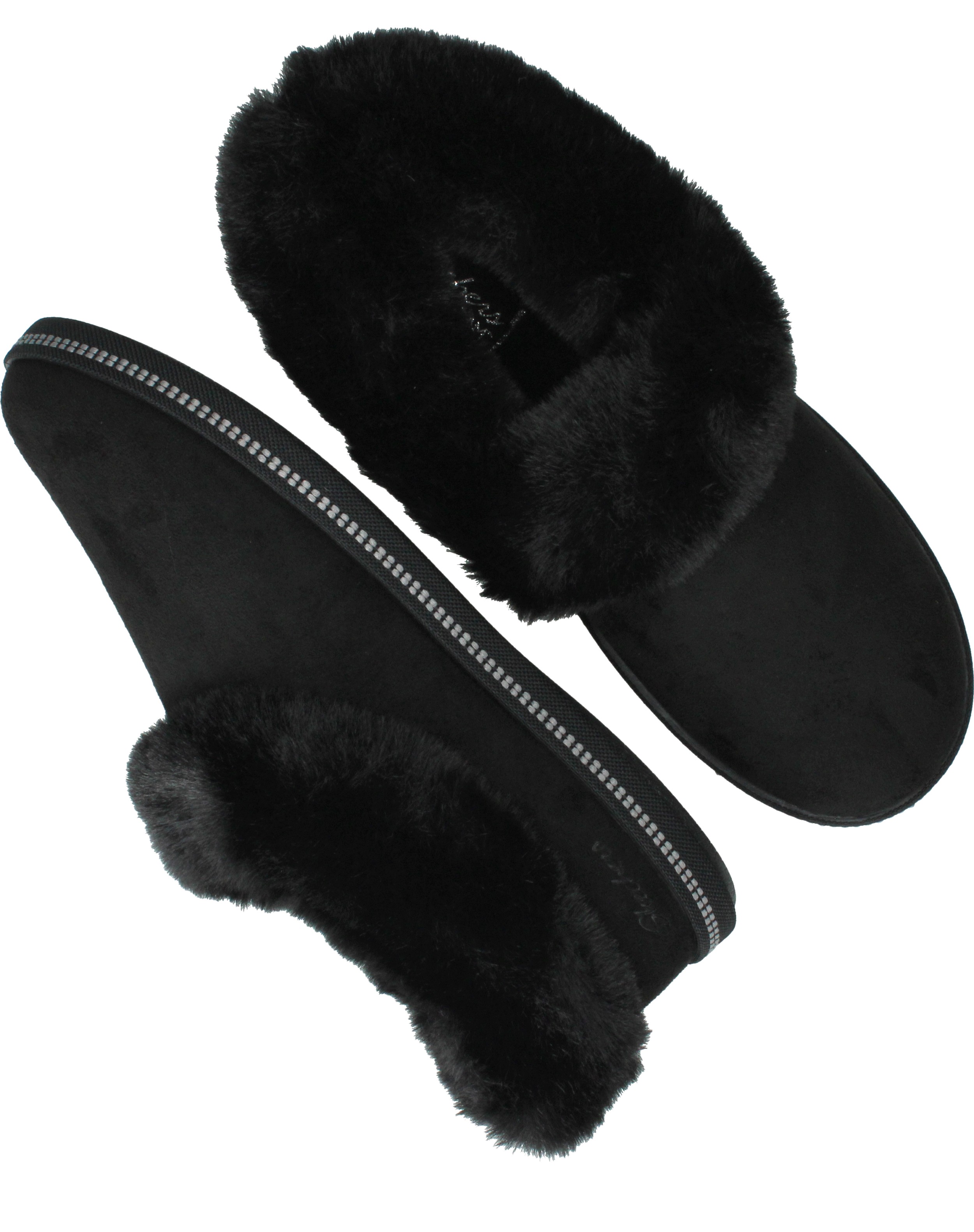 Skechers Cozy Campfire Winter Nights Pantoffels Dames Zwart, pantoffel voor dames – foto 4