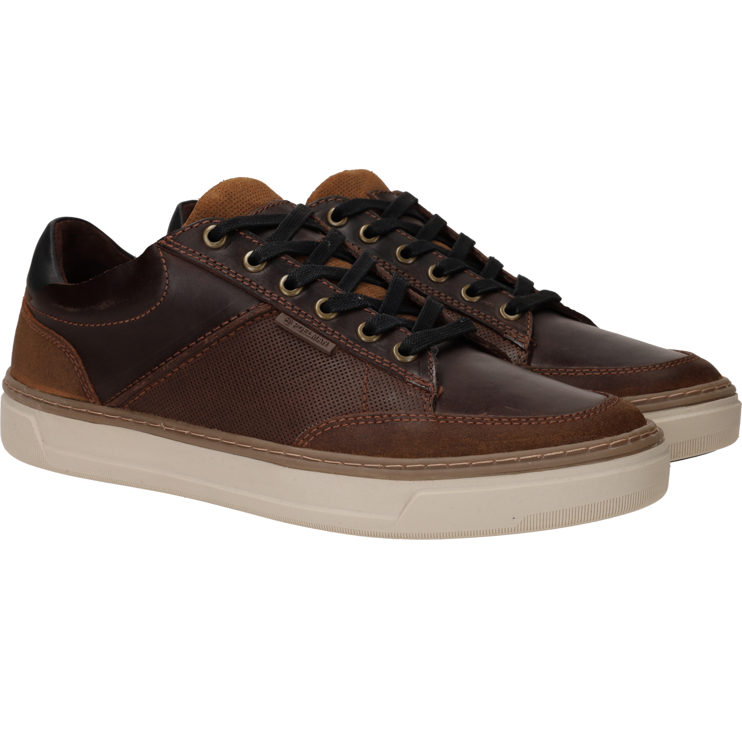 Ps Poelman Sneakers Heren Bruin, sneaker voor heren – foto 2