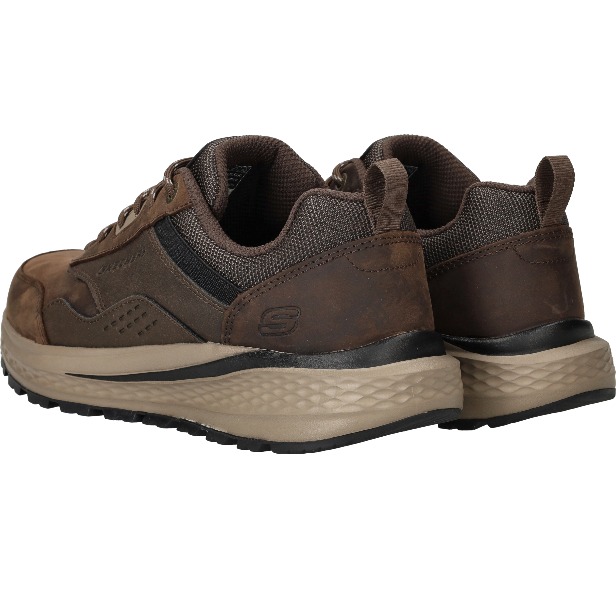 Skechers Relaxed Fit Slade Peralto Sneakers Heren Bruin, sneaker voor heren – foto 3